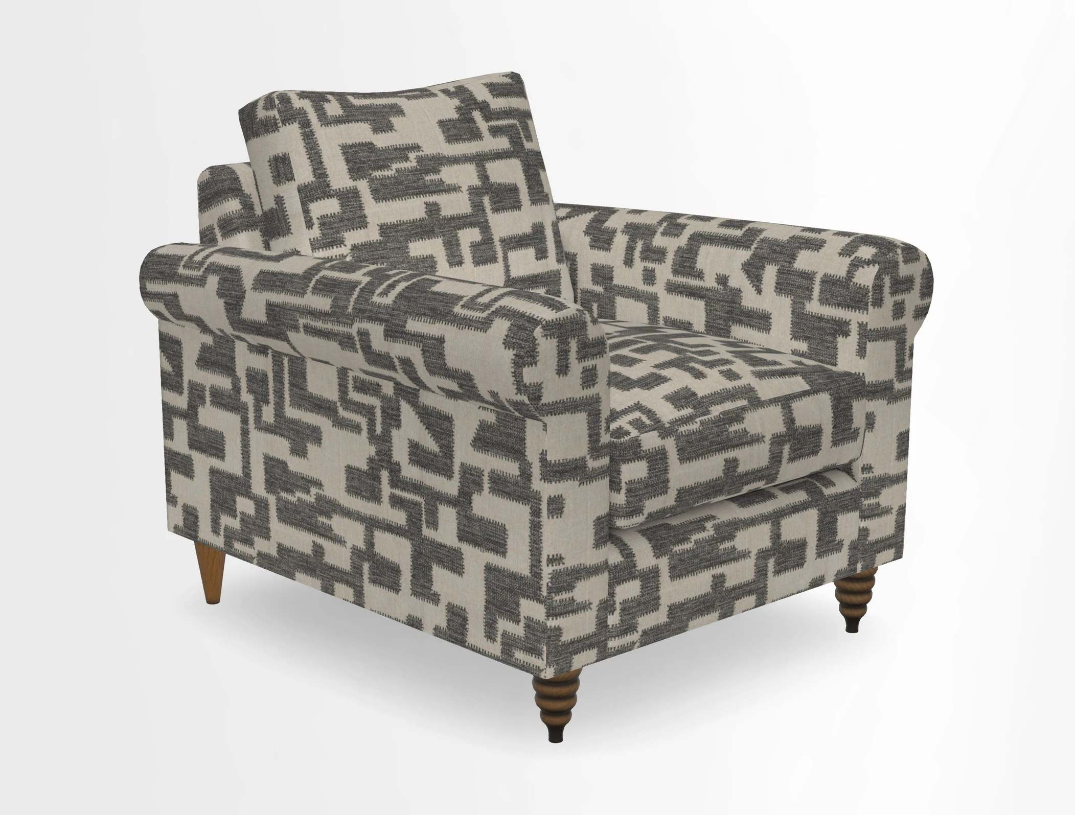Apuldram Chair in Two Tone Plain Biscuit