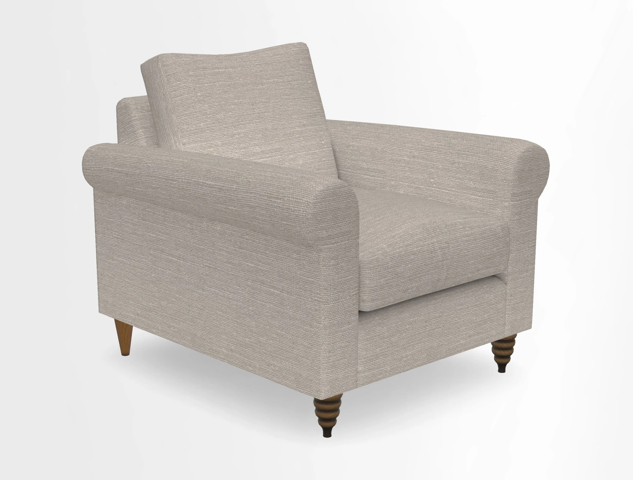 Apuldram Chair in Two Tone Plain Biscuit