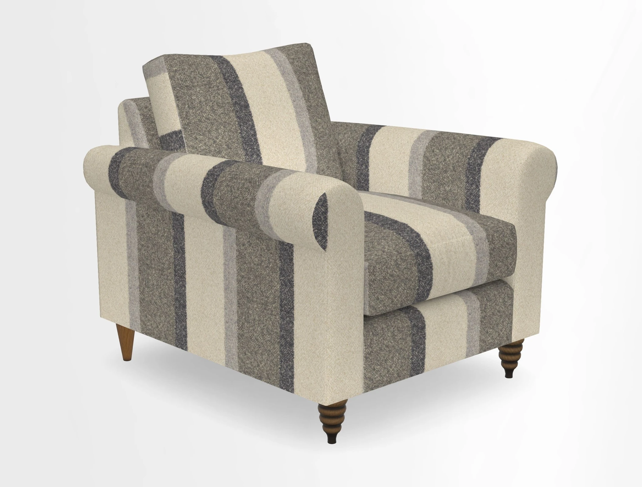 Apuldram Chair in Two Tone Plain Biscuit
