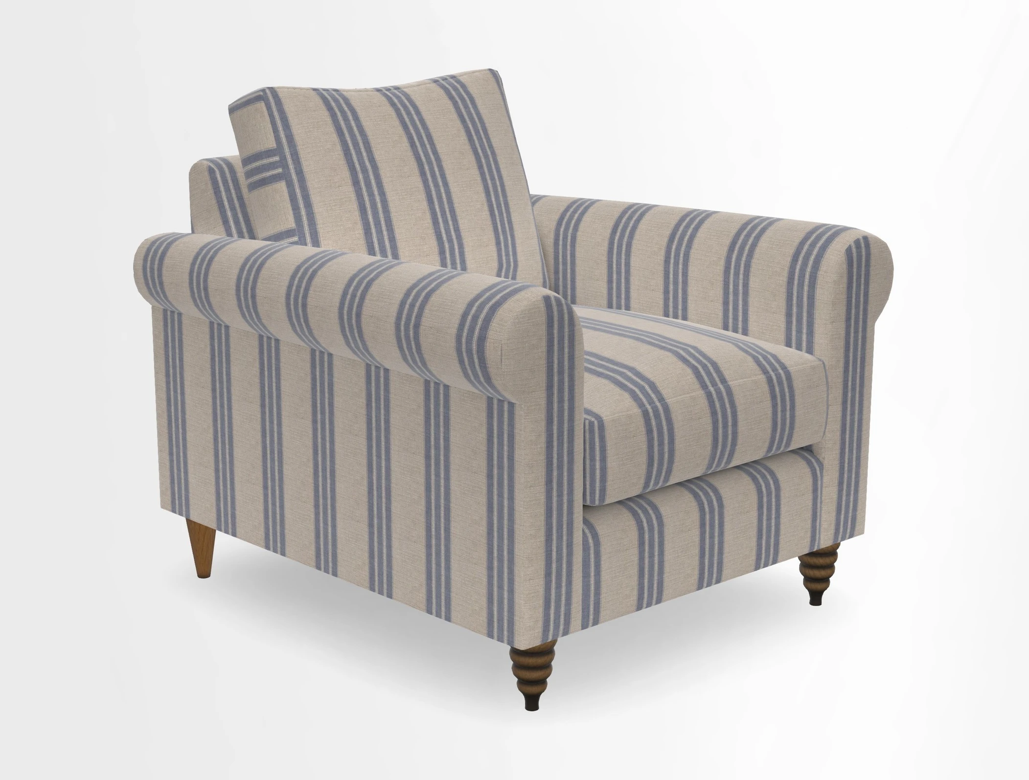 Apuldram Chair in Two Tone Plain Biscuit