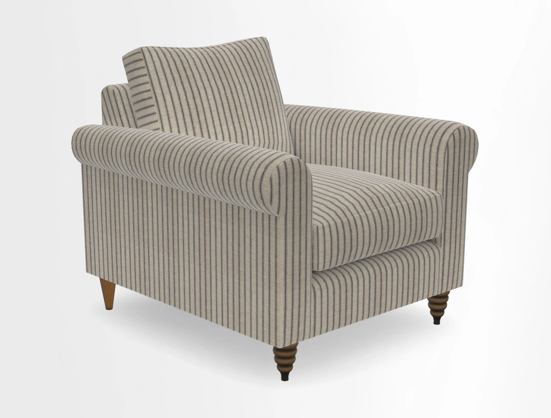 Apuldram Chair in Two Tone Plain Biscuit