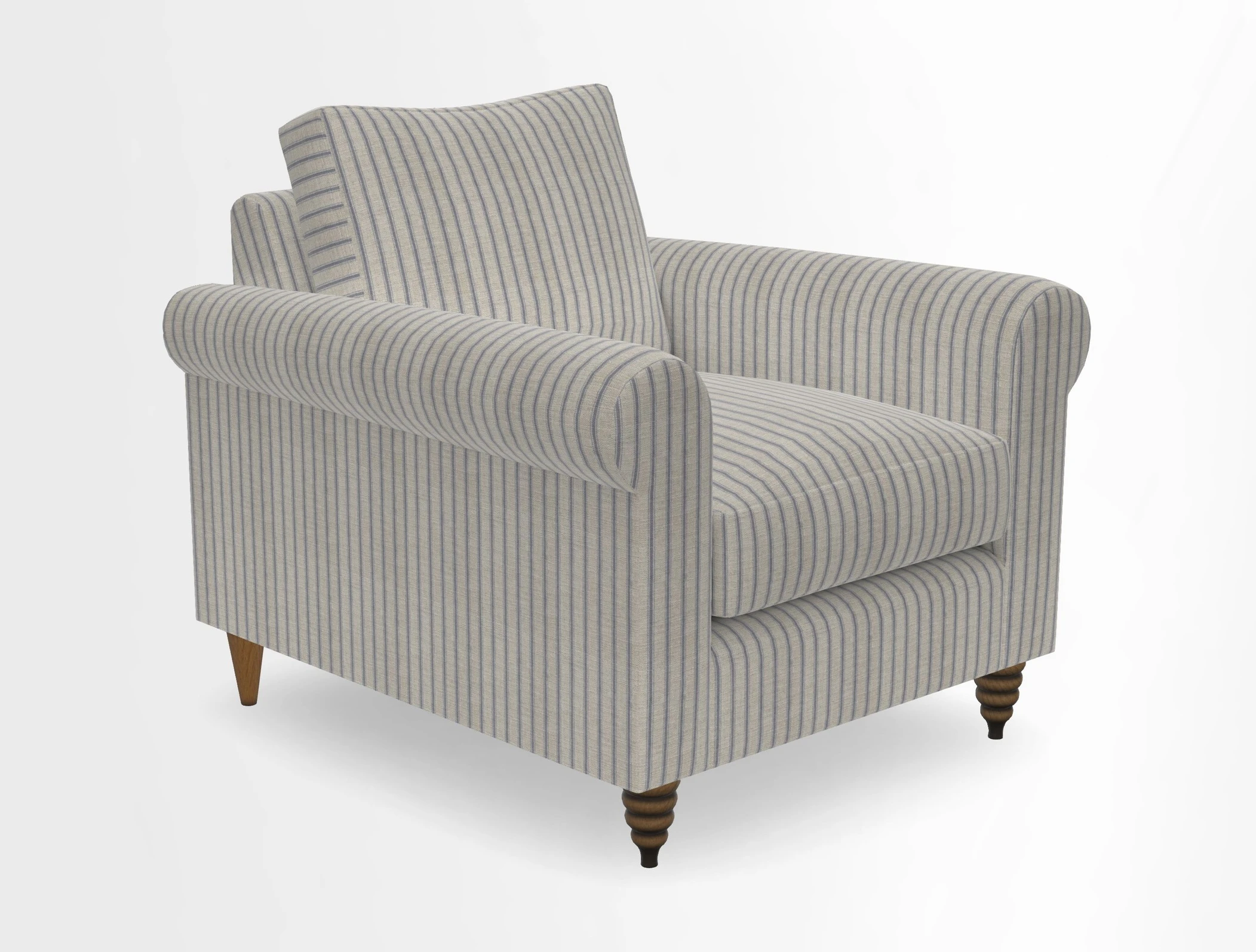 Apuldram Chair in Two Tone Plain Biscuit