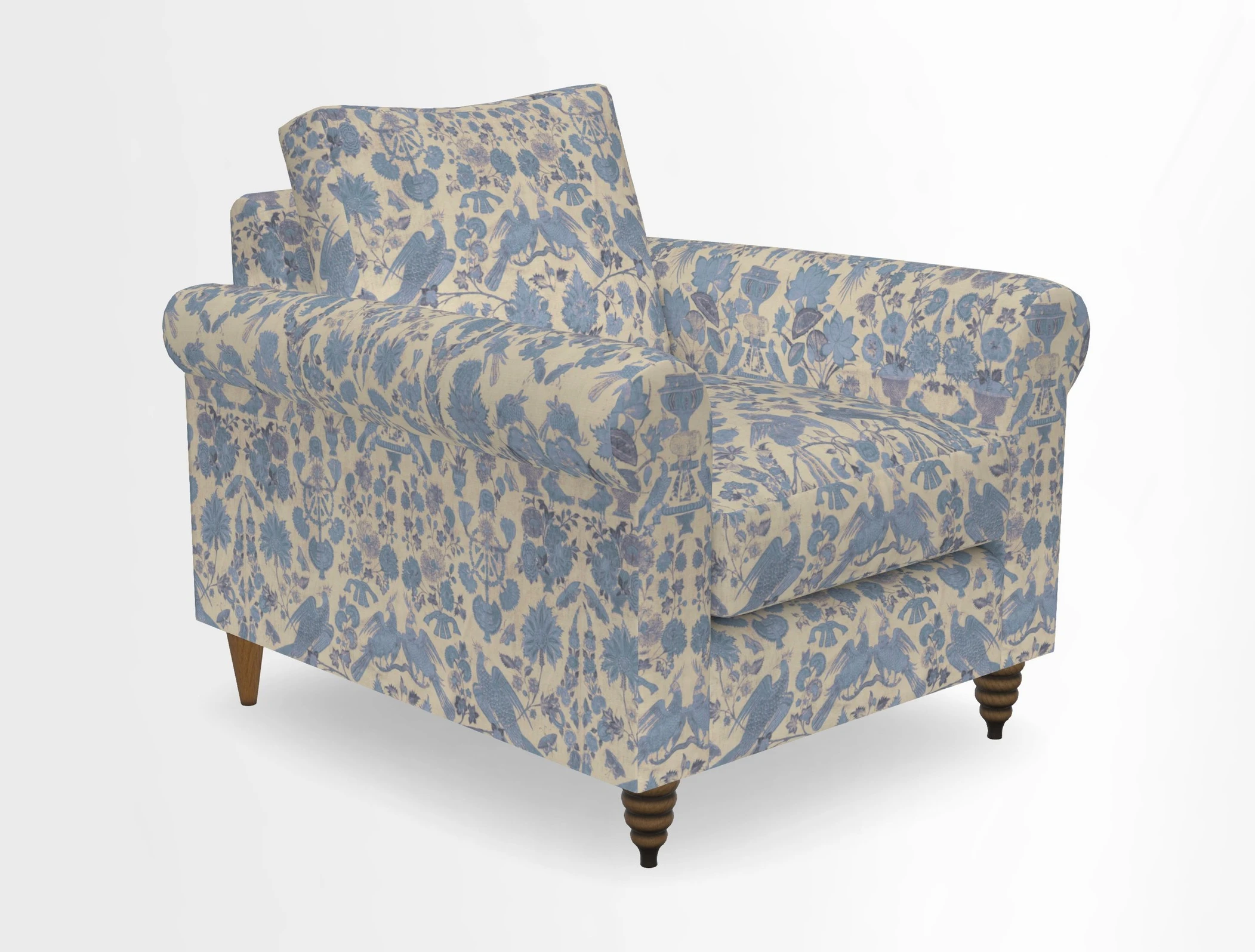 Apuldram Chair in Two Tone Plain Biscuit