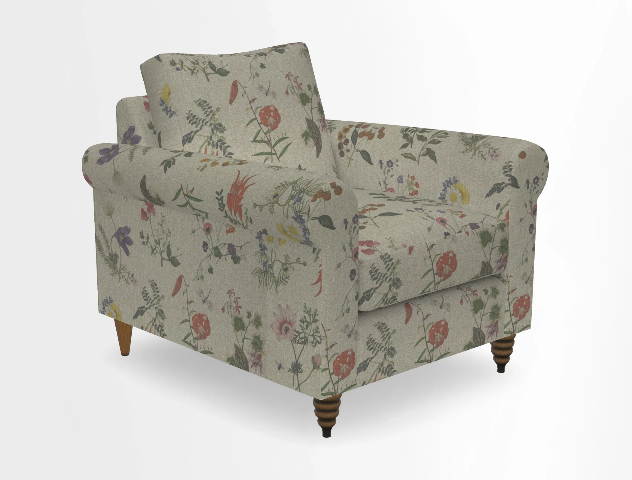 Apuldram Chair in Two Tone Plain Biscuit