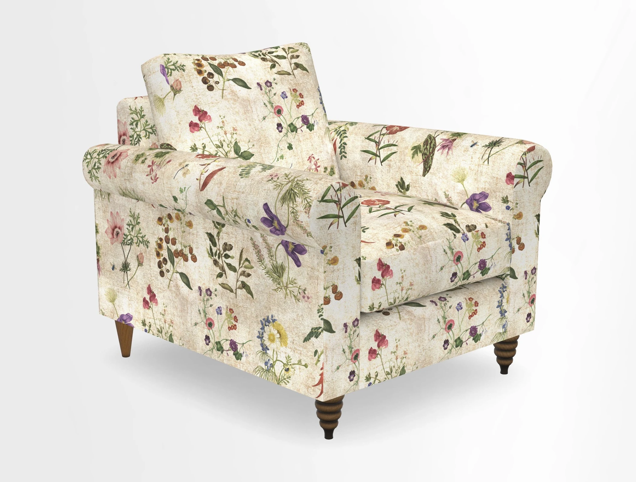 Apuldram Chair in Two Tone Plain Biscuit