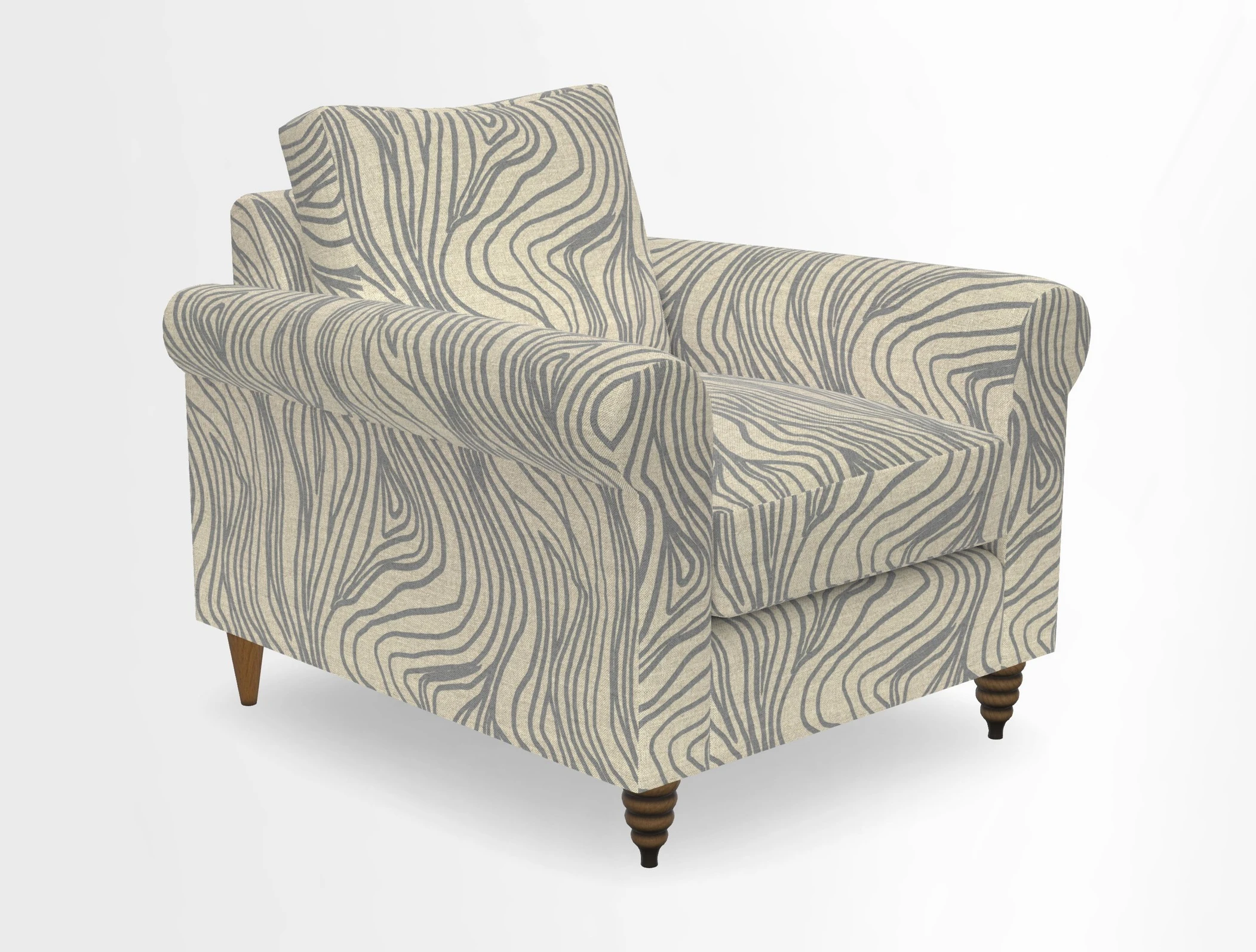 Apuldram Chair in Two Tone Plain Biscuit