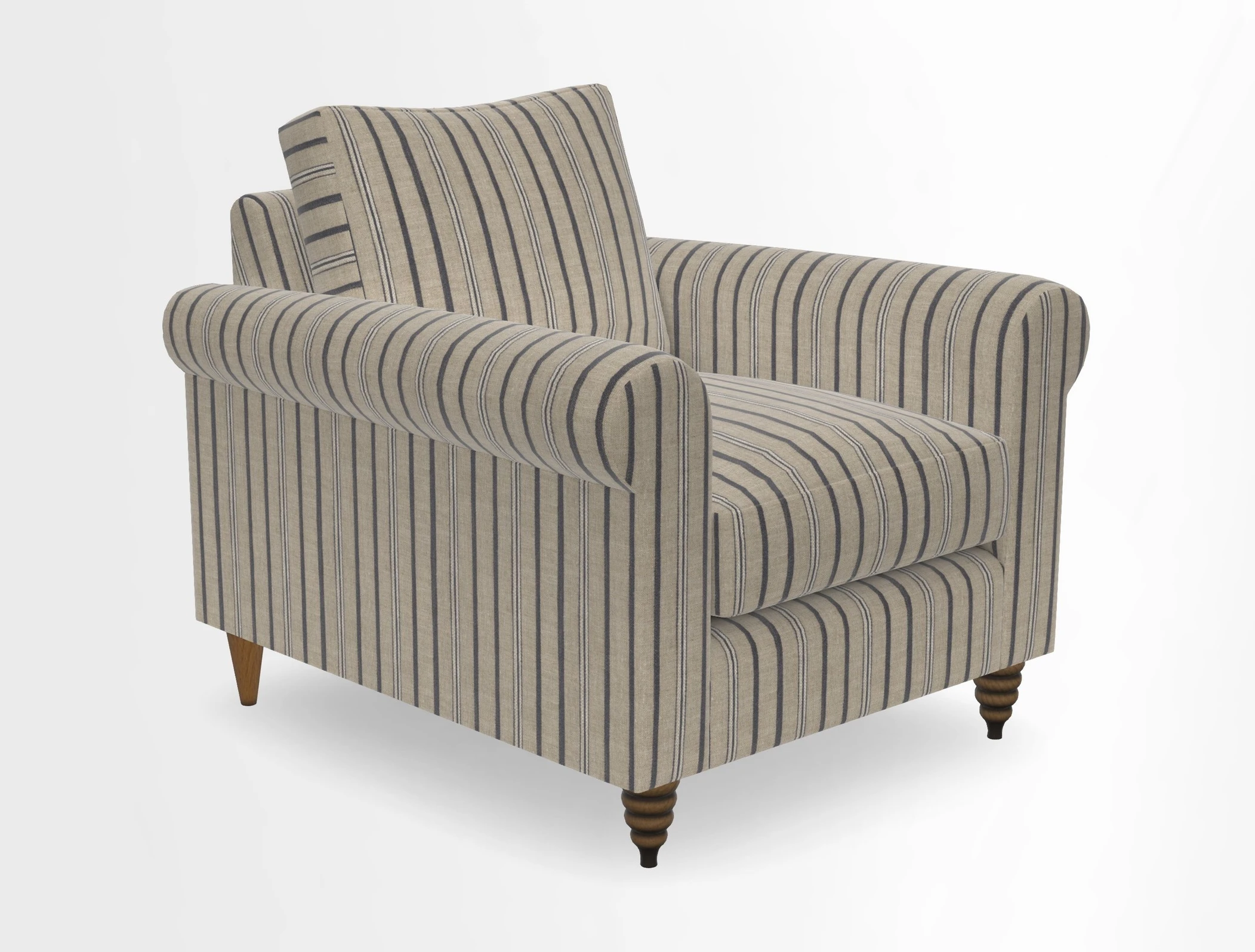 Apuldram Chair in Two Tone Plain Biscuit