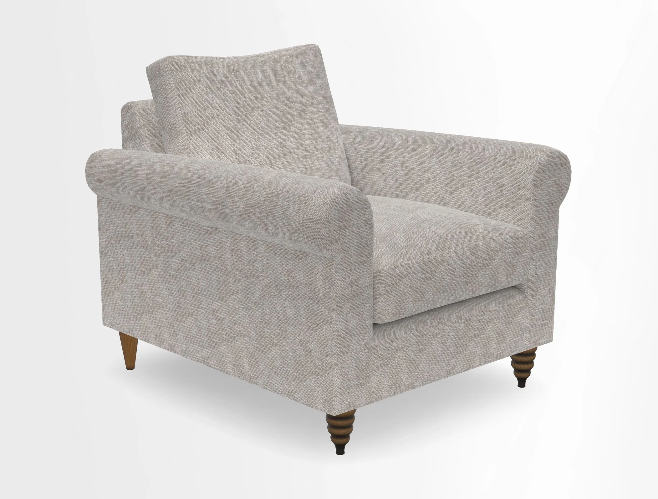 Apuldram Chair in Two Tone Plain Biscuit