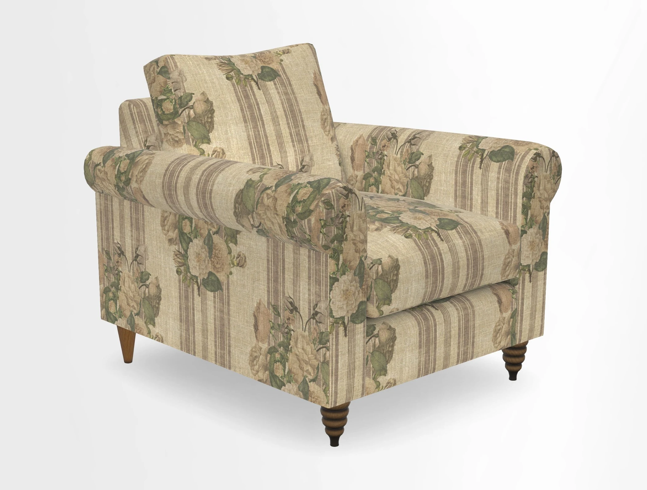 Apuldram Chair in Two Tone Plain Biscuit