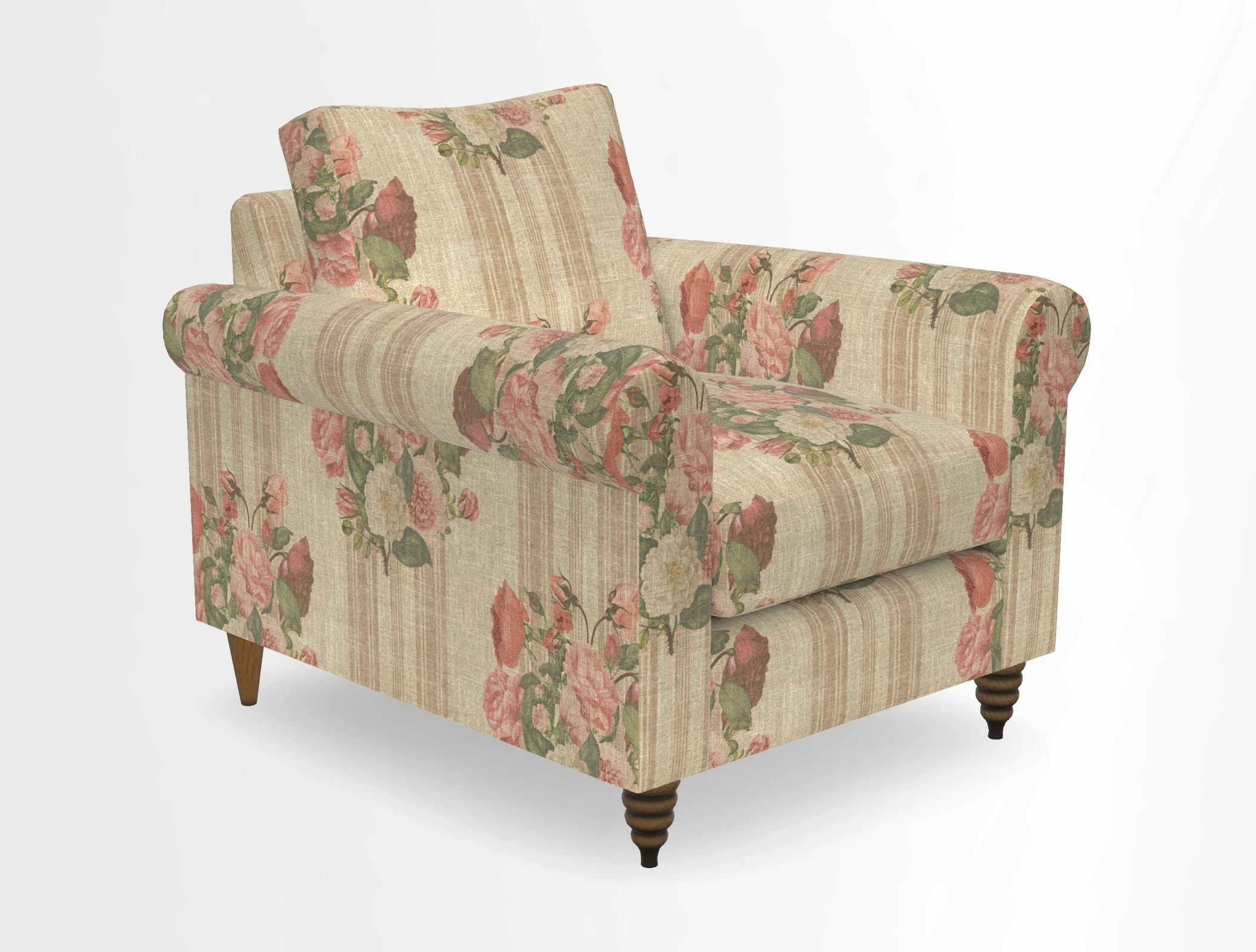 Apuldram Chair in Two Tone Plain Biscuit