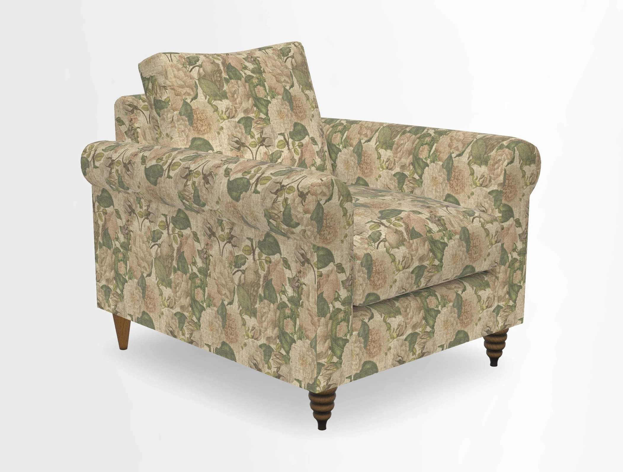 Apuldram Chair in Two Tone Plain Biscuit
