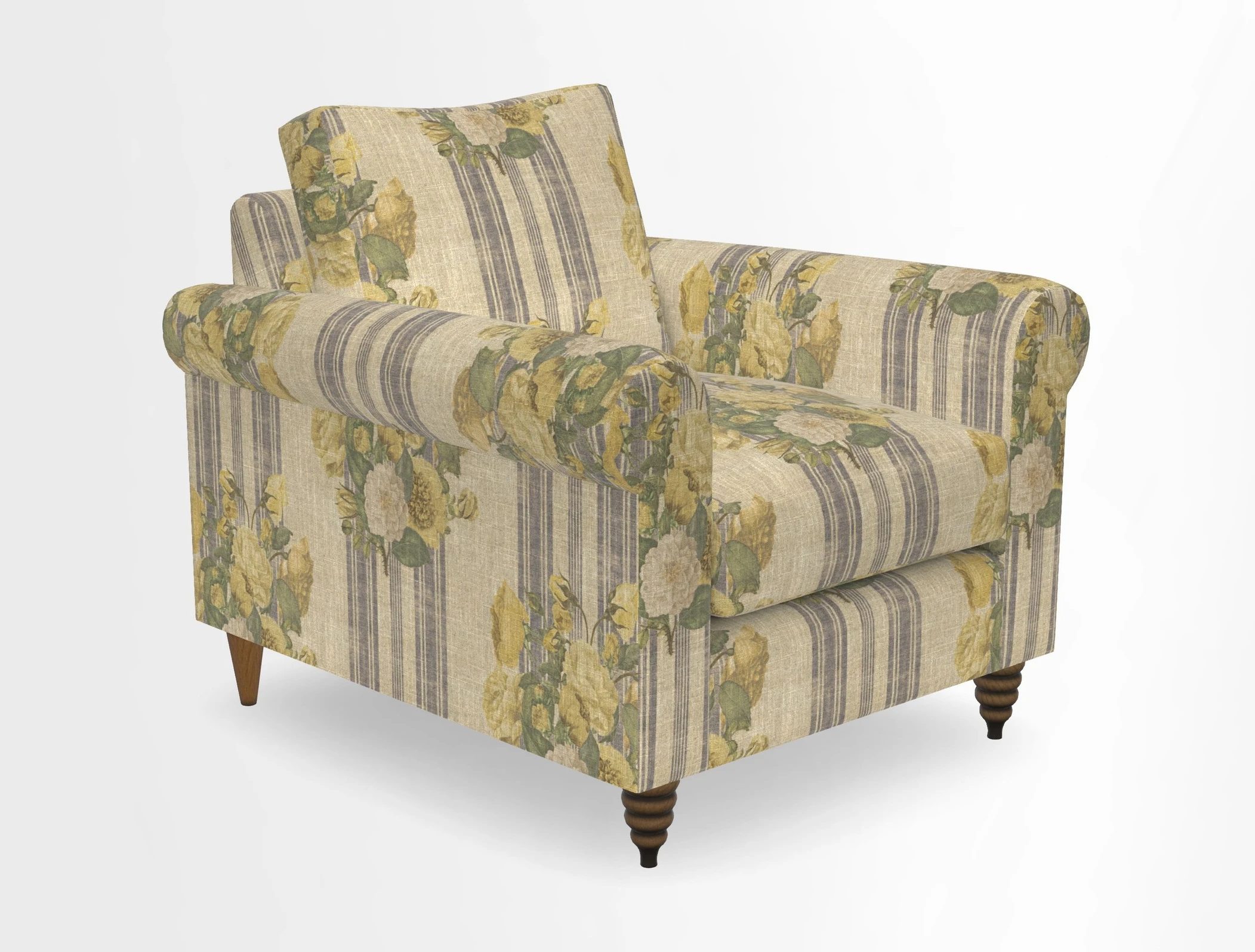 Apuldram Chair in Two Tone Plain Biscuit