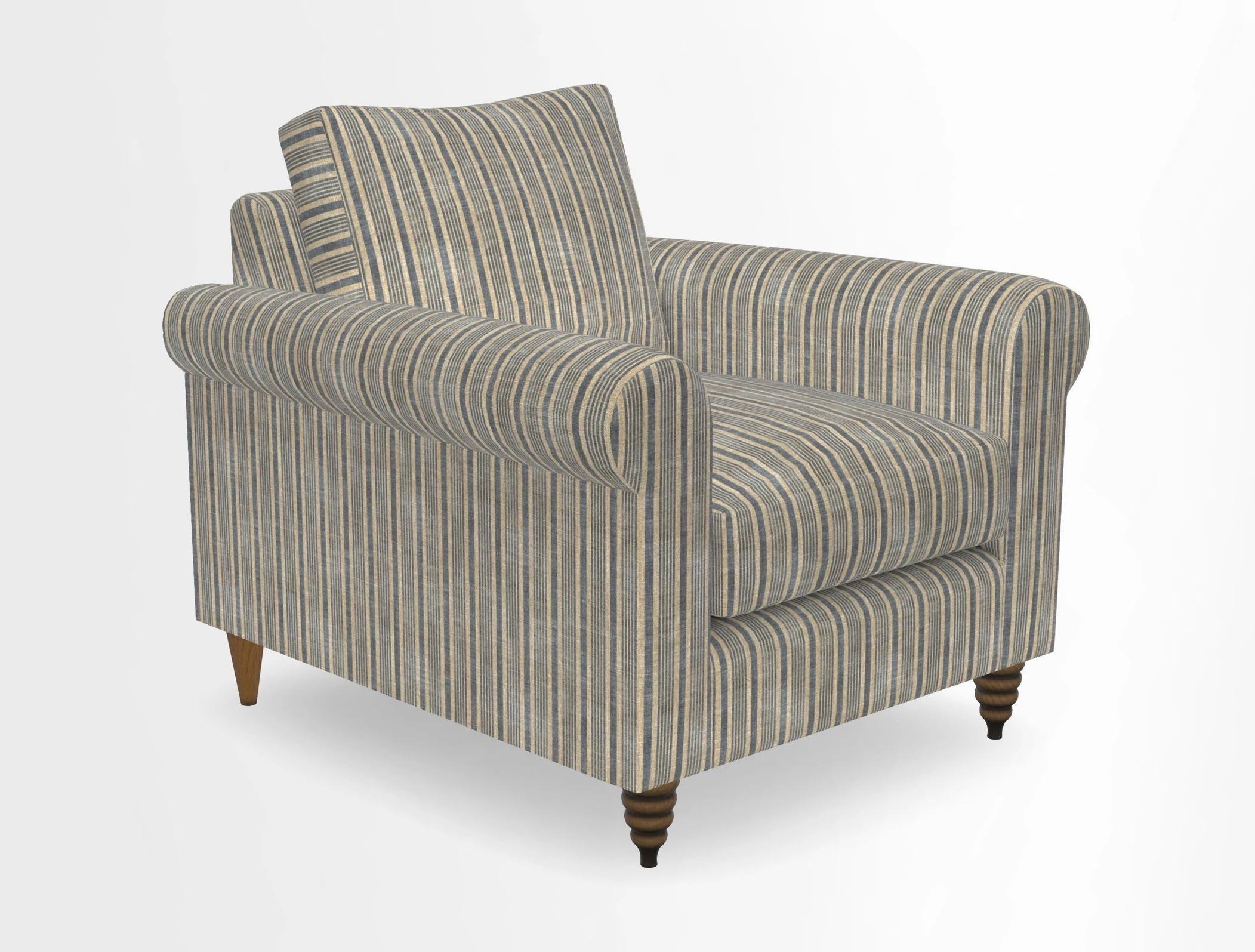Apuldram Chair in Two Tone Plain Biscuit