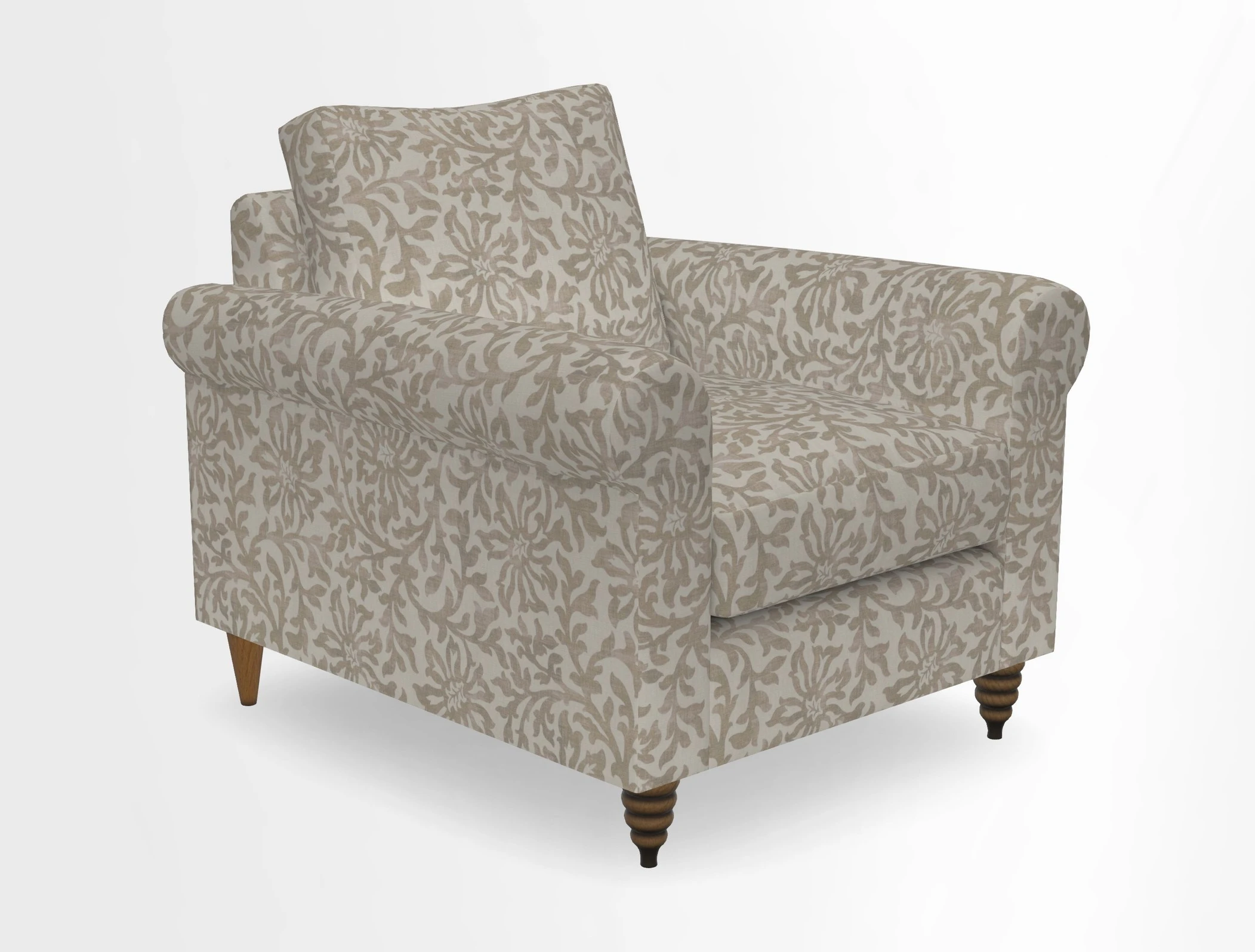 Apuldram Chair in Two Tone Plain Biscuit