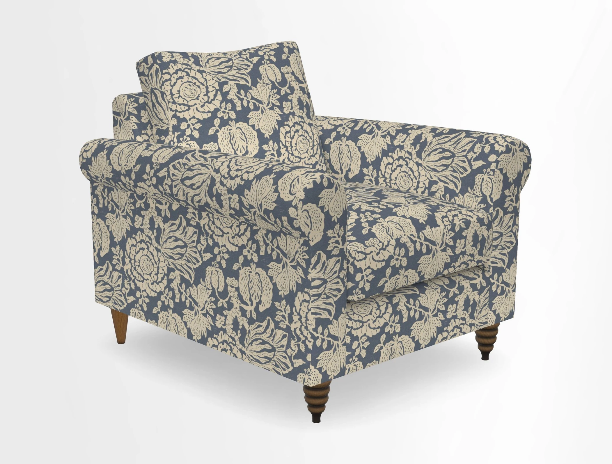 Apuldram Chair in Two Tone Plain Biscuit
