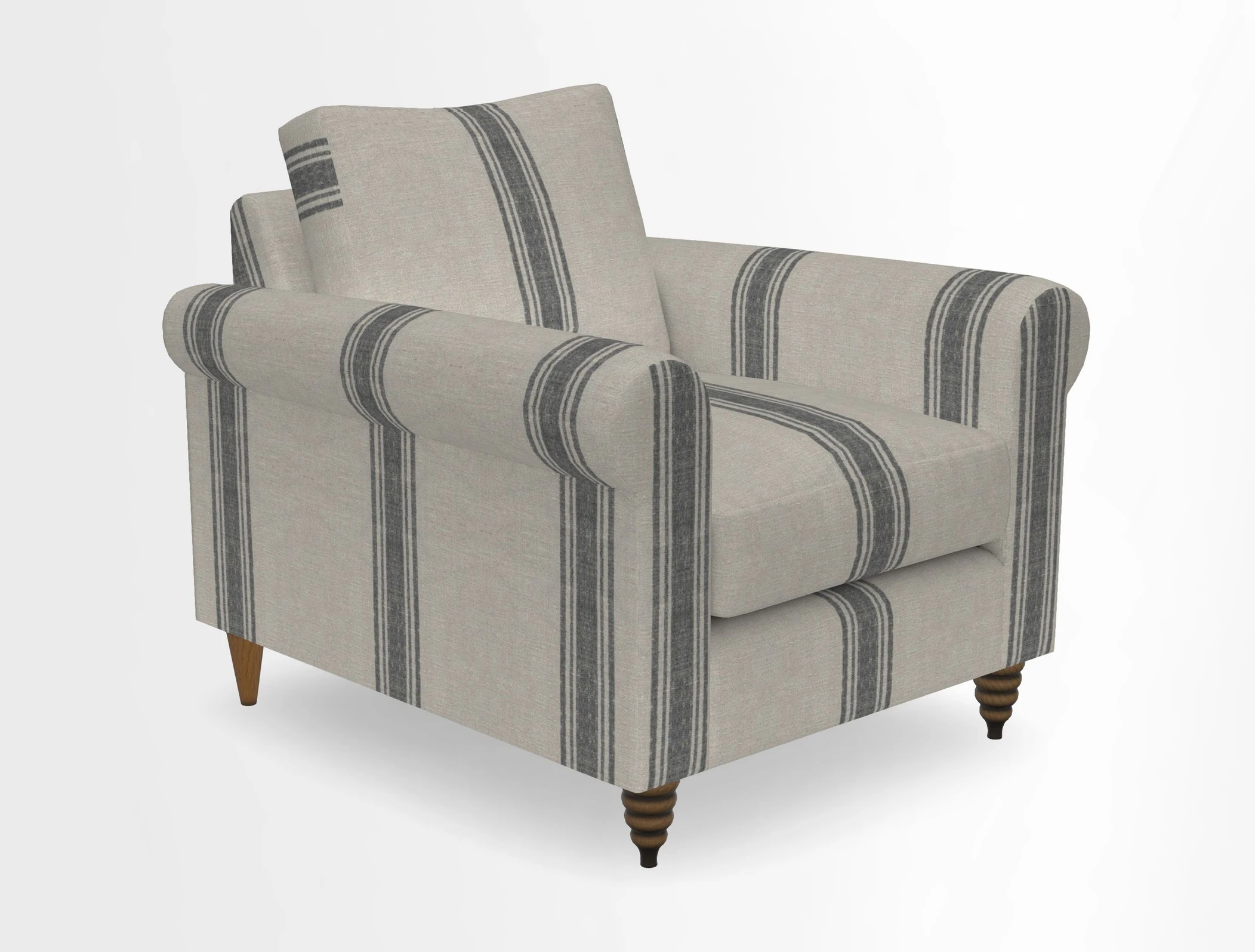 Apuldram Chair in Two Tone Plain Biscuit