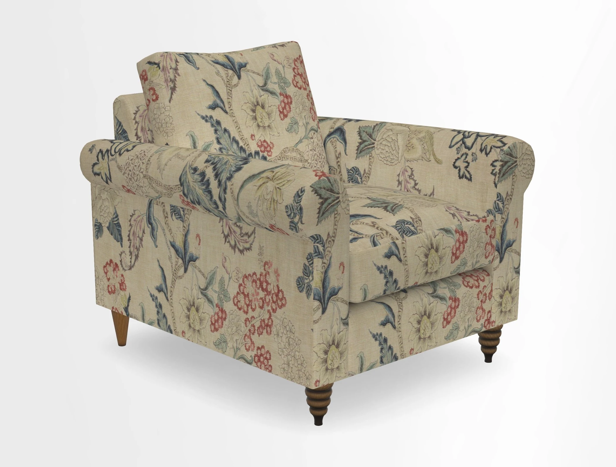 Apuldram Chair in Two Tone Plain Biscuit