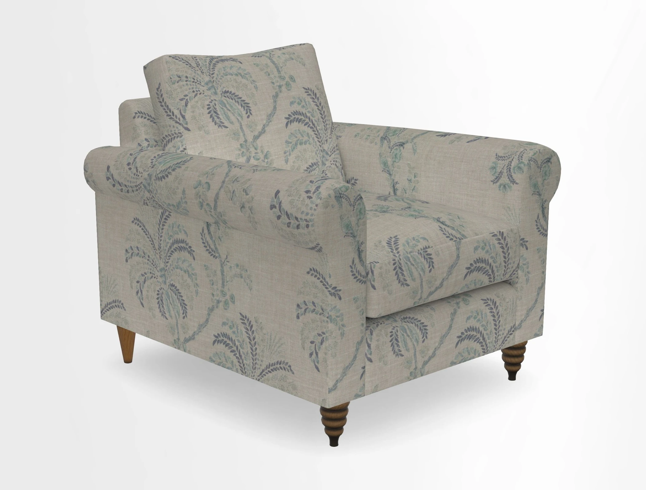 Apuldram Chair in Two Tone Plain Biscuit