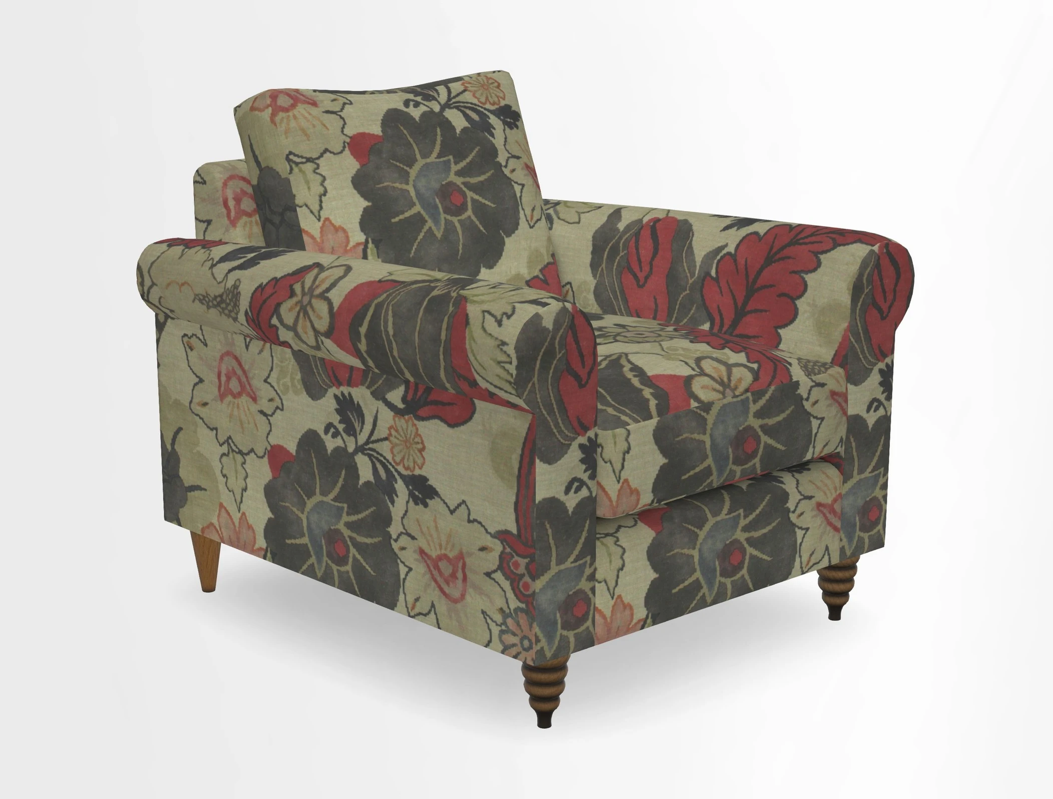 Apuldram Chair in Two Tone Plain Biscuit