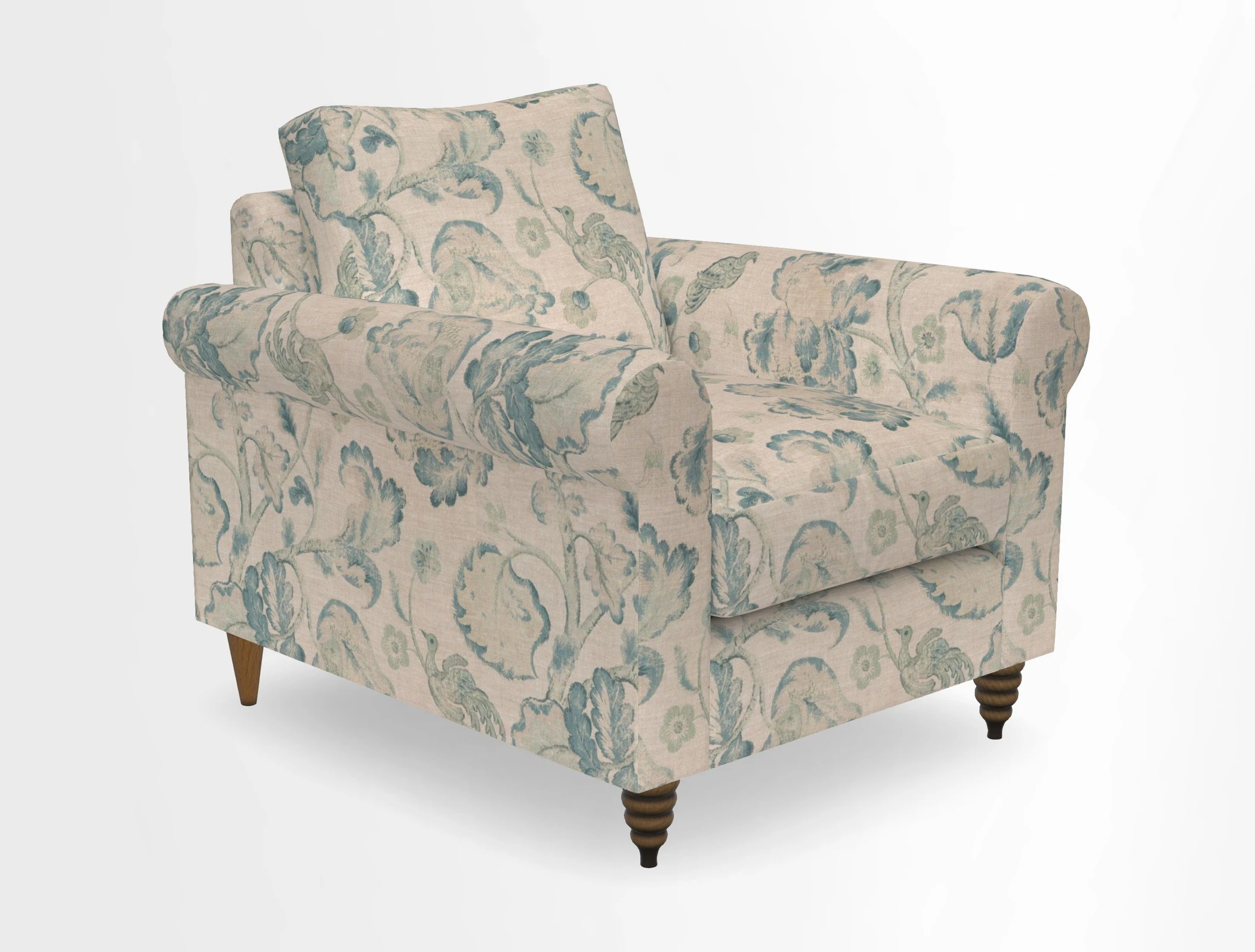 Apuldram Chair in Two Tone Plain Biscuit