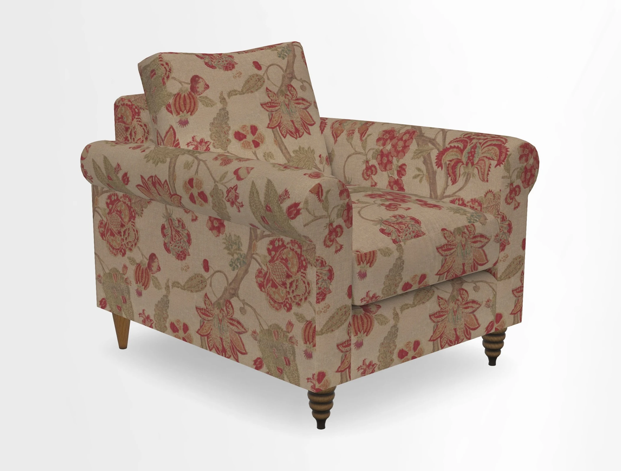 Apuldram Chair in Two Tone Plain Biscuit