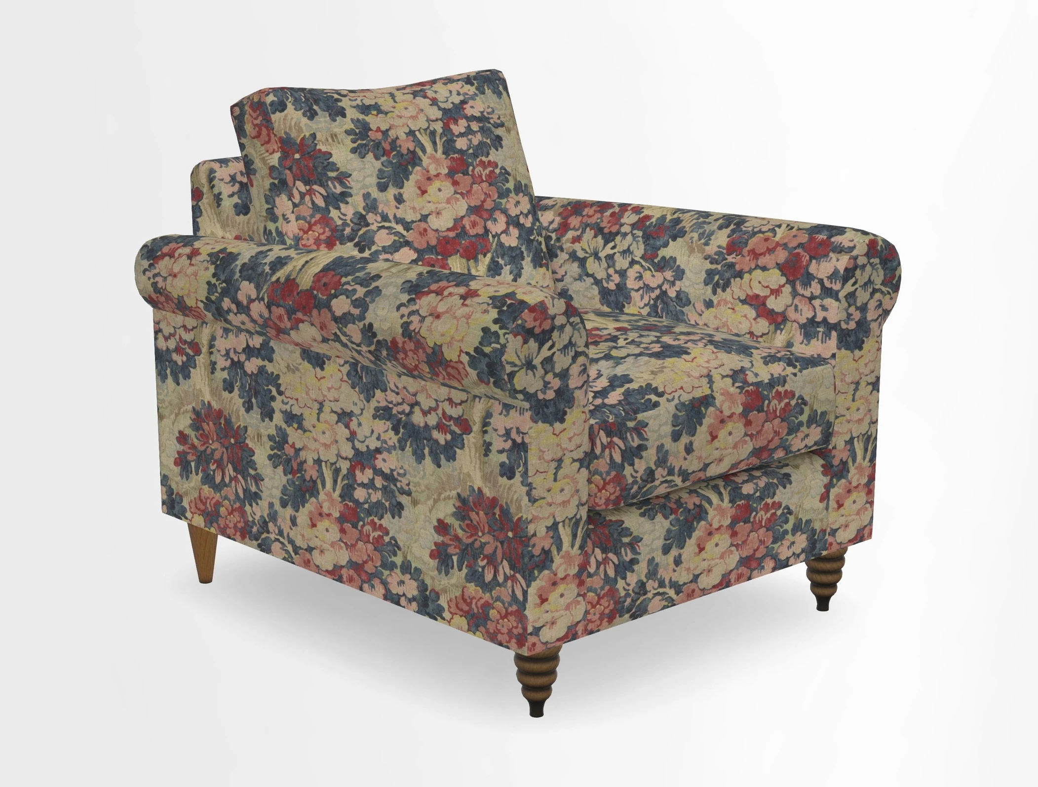 Apuldram Chair in Two Tone Plain Biscuit