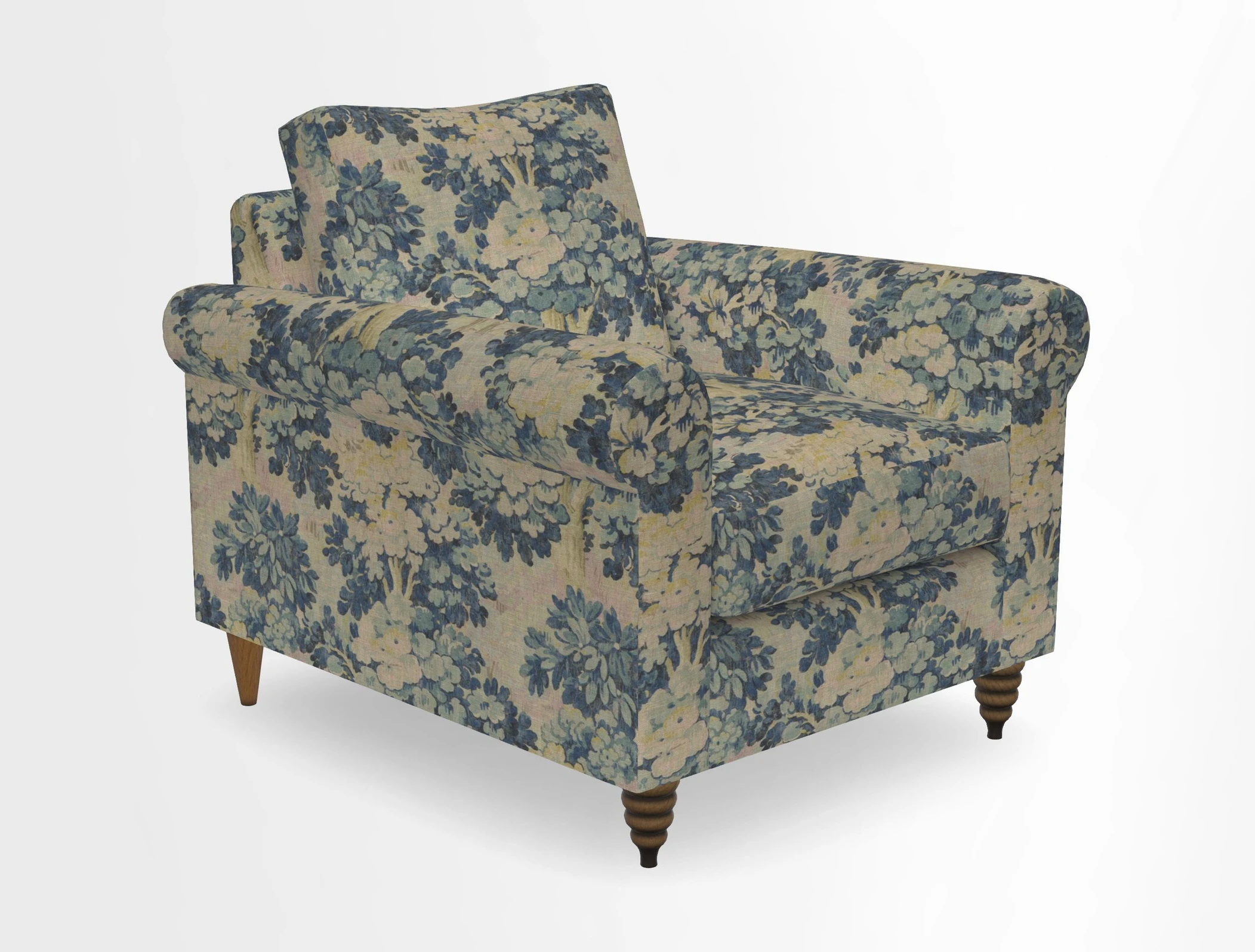 Apuldram Chair in Two Tone Plain Biscuit