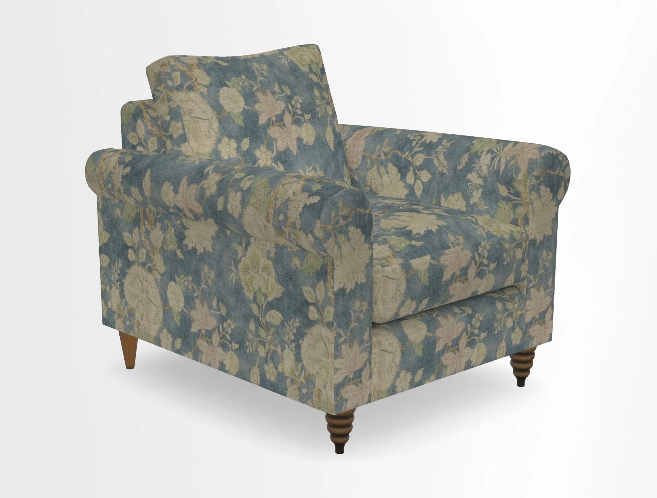 Apuldram Chair in Two Tone Plain Biscuit