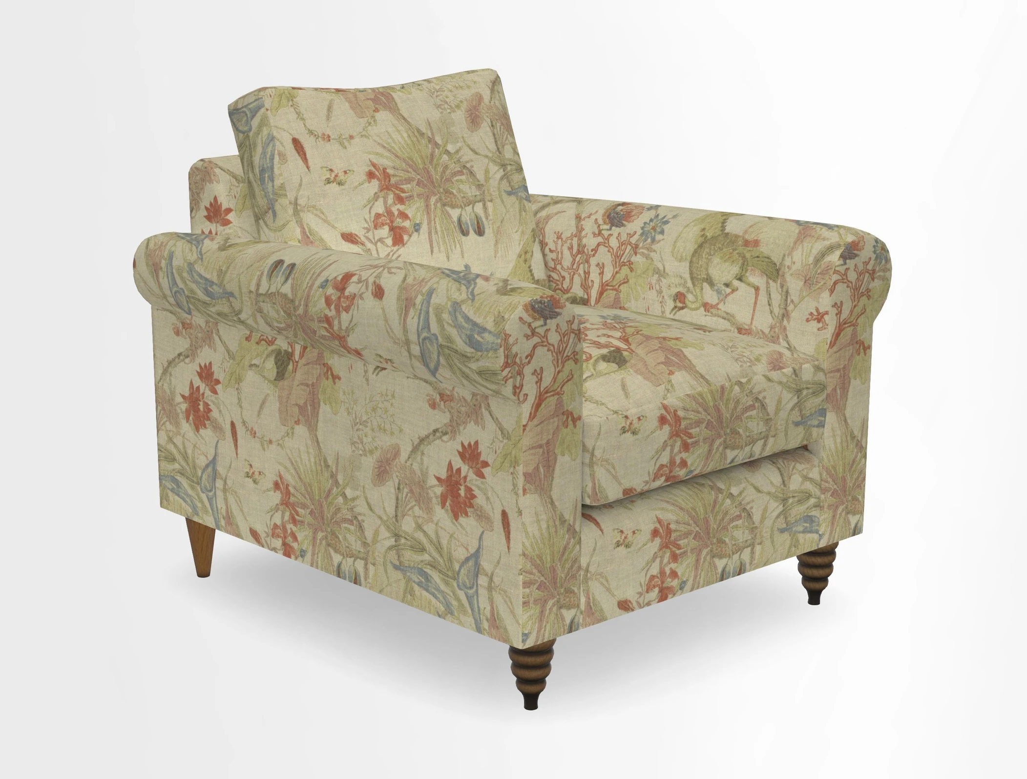 Apuldram Chair in Two Tone Plain Biscuit