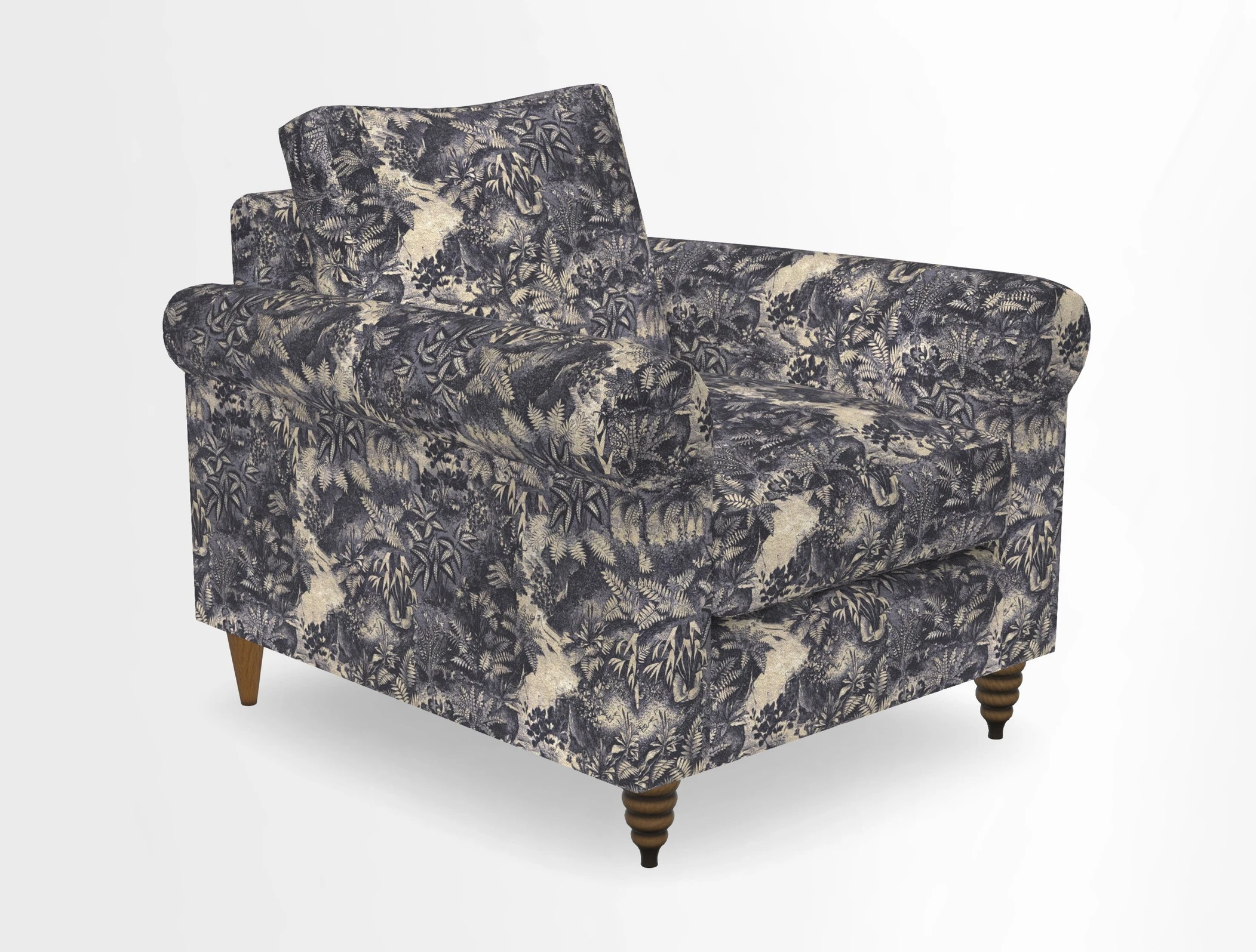 Apuldram Chair in Two Tone Plain Biscuit