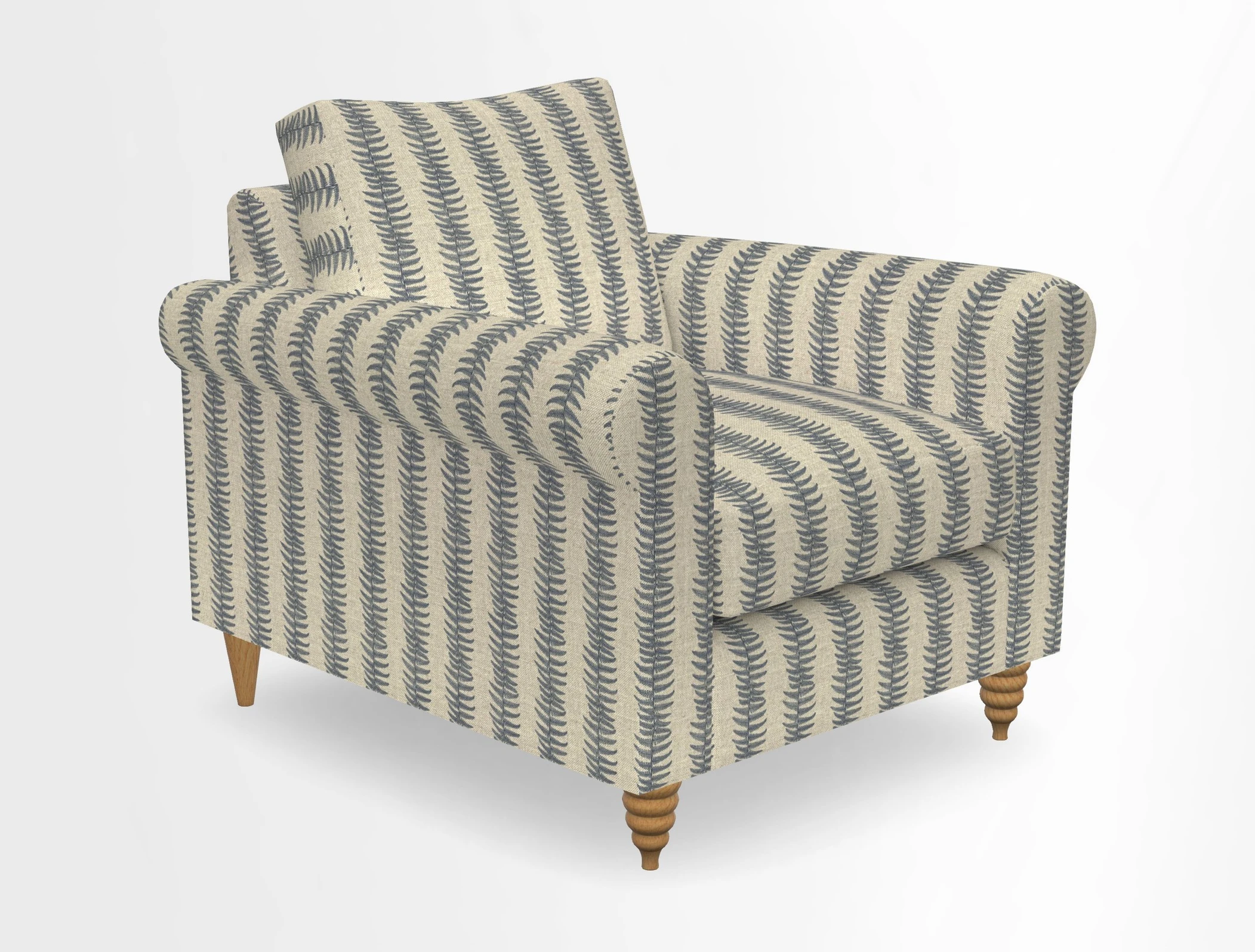 Apuldram Chair in Two Tone Plain Biscuit