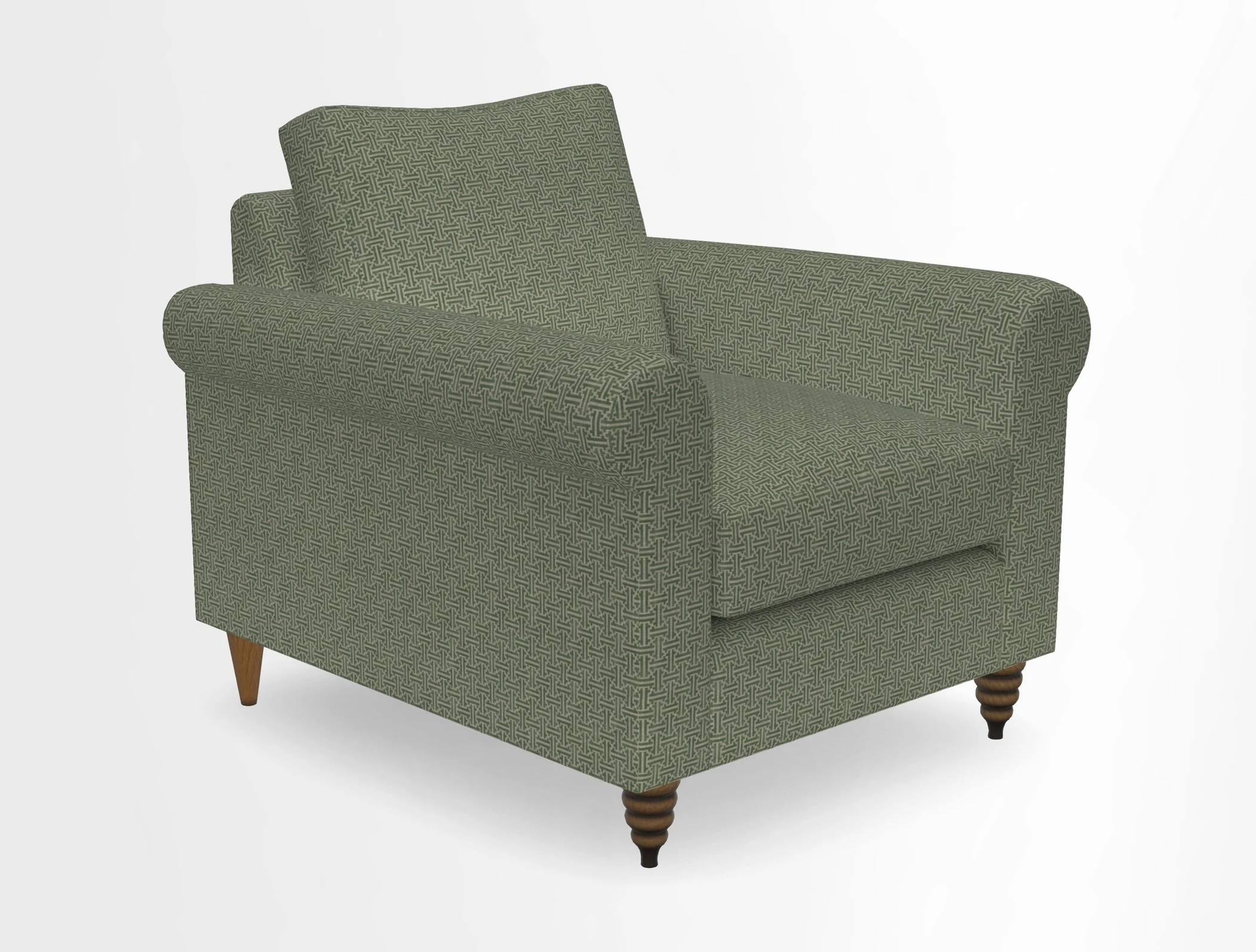 Apuldram Chair in Two Tone Plain Biscuit