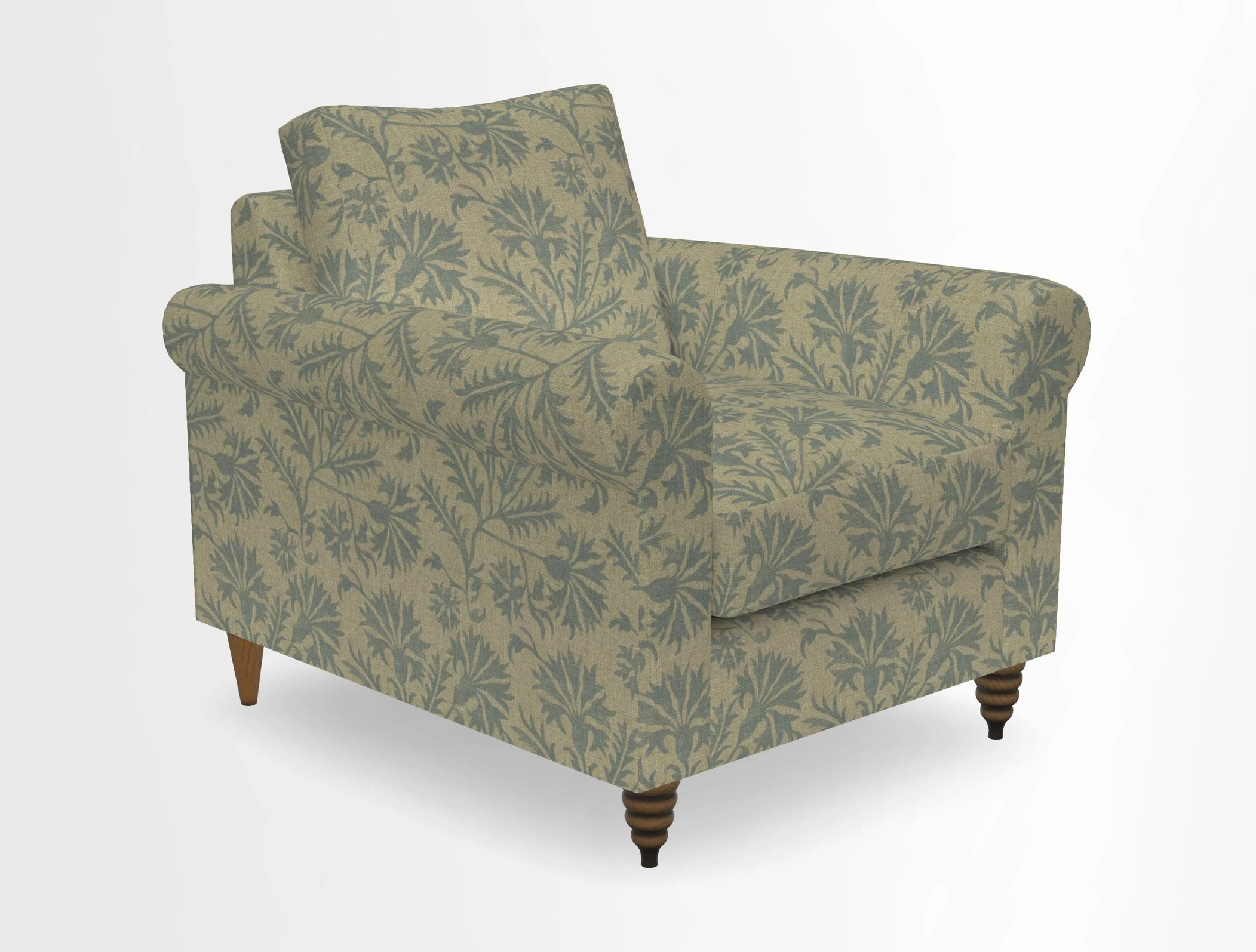 Apuldram Chair in Two Tone Plain Biscuit