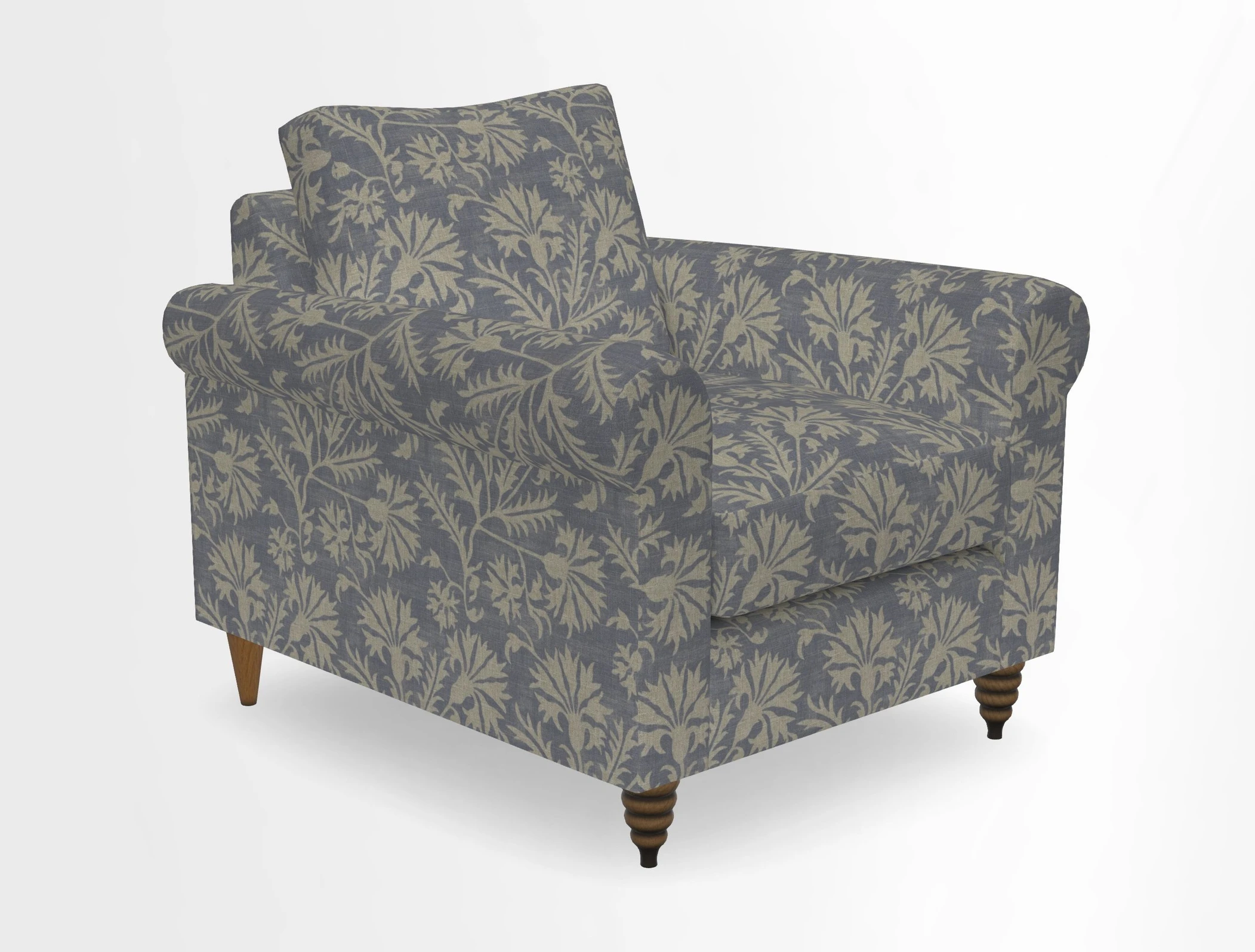 Apuldram Chair in Two Tone Plain Biscuit