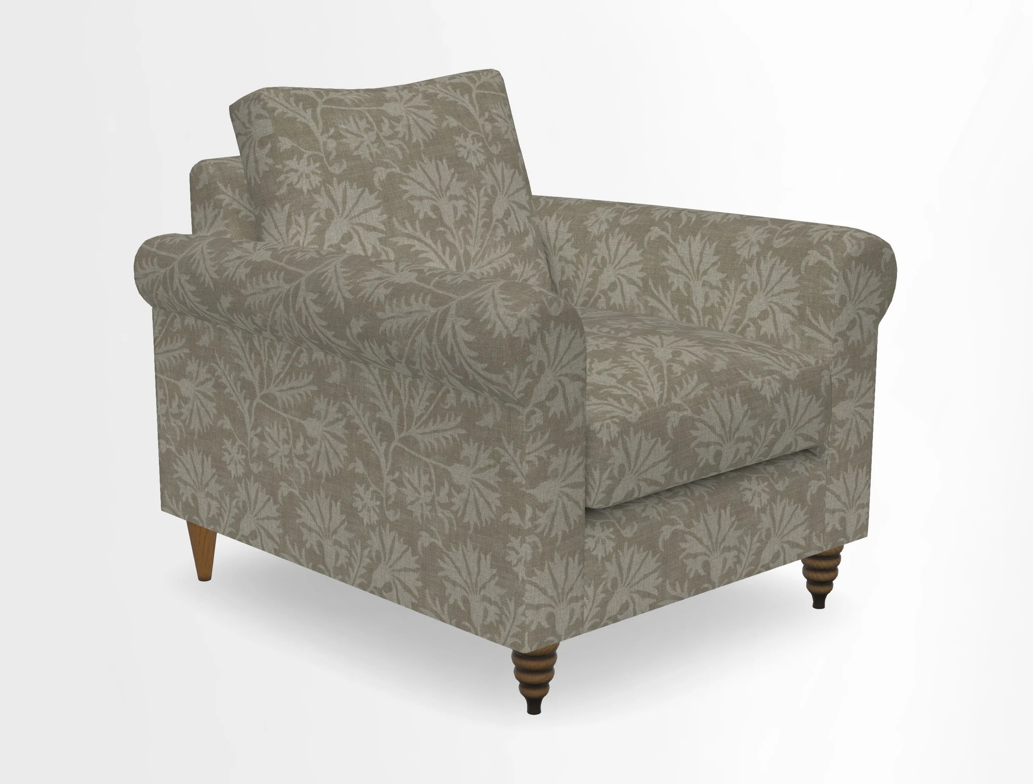 Apuldram Chair in Two Tone Plain Biscuit