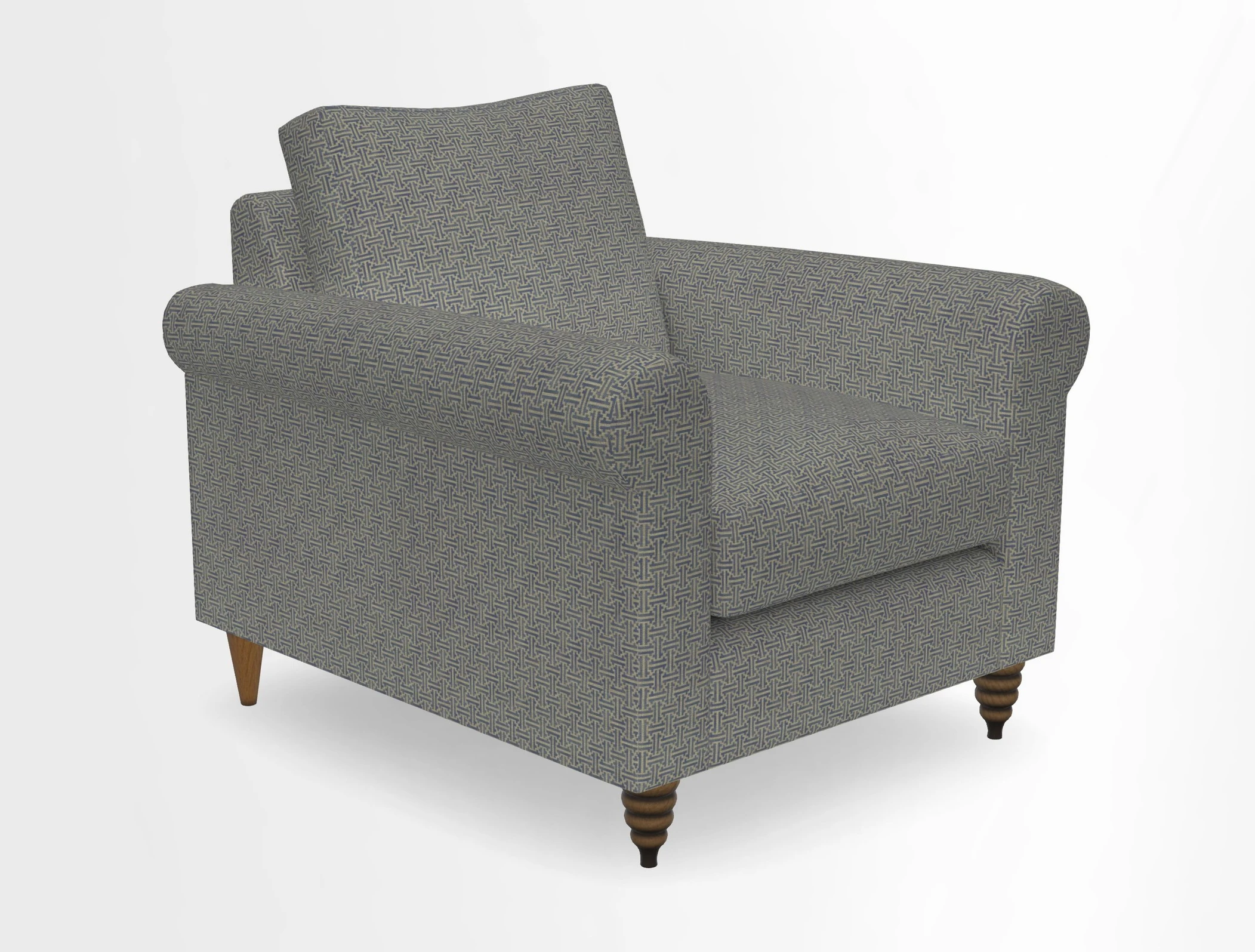 Apuldram Chair in Two Tone Plain Biscuit
