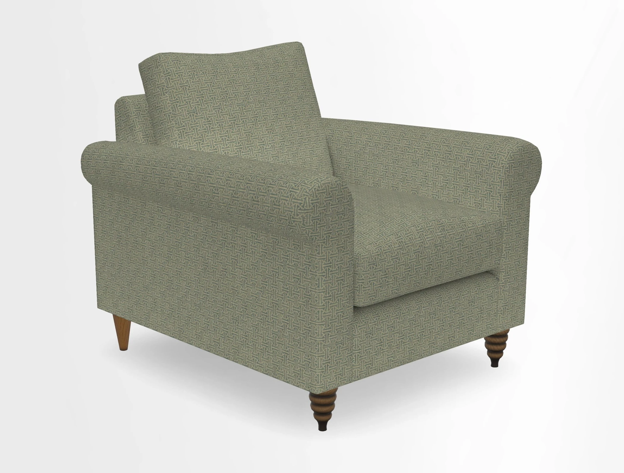Apuldram Chair in Two Tone Plain Biscuit