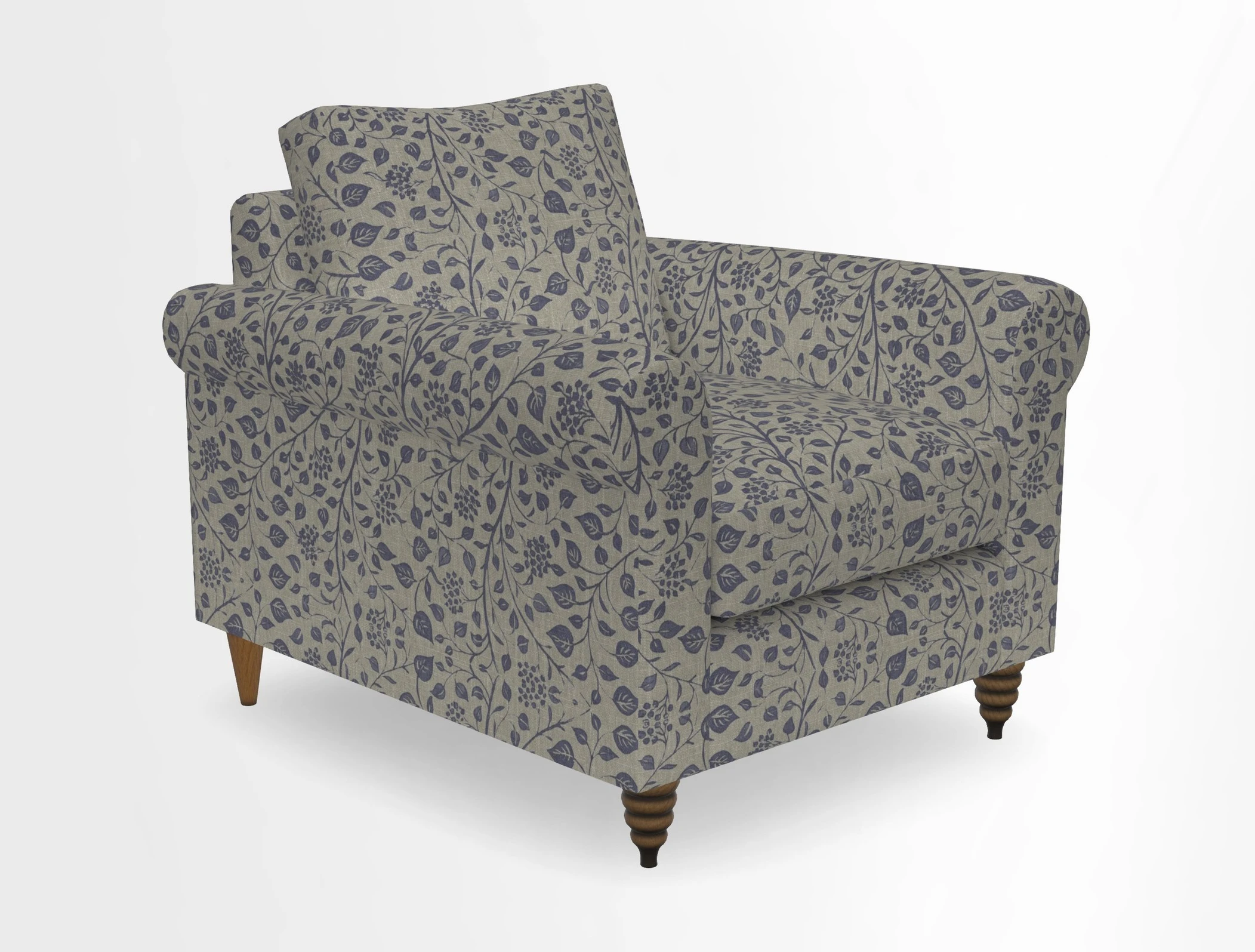 Apuldram Chair in Two Tone Plain Biscuit