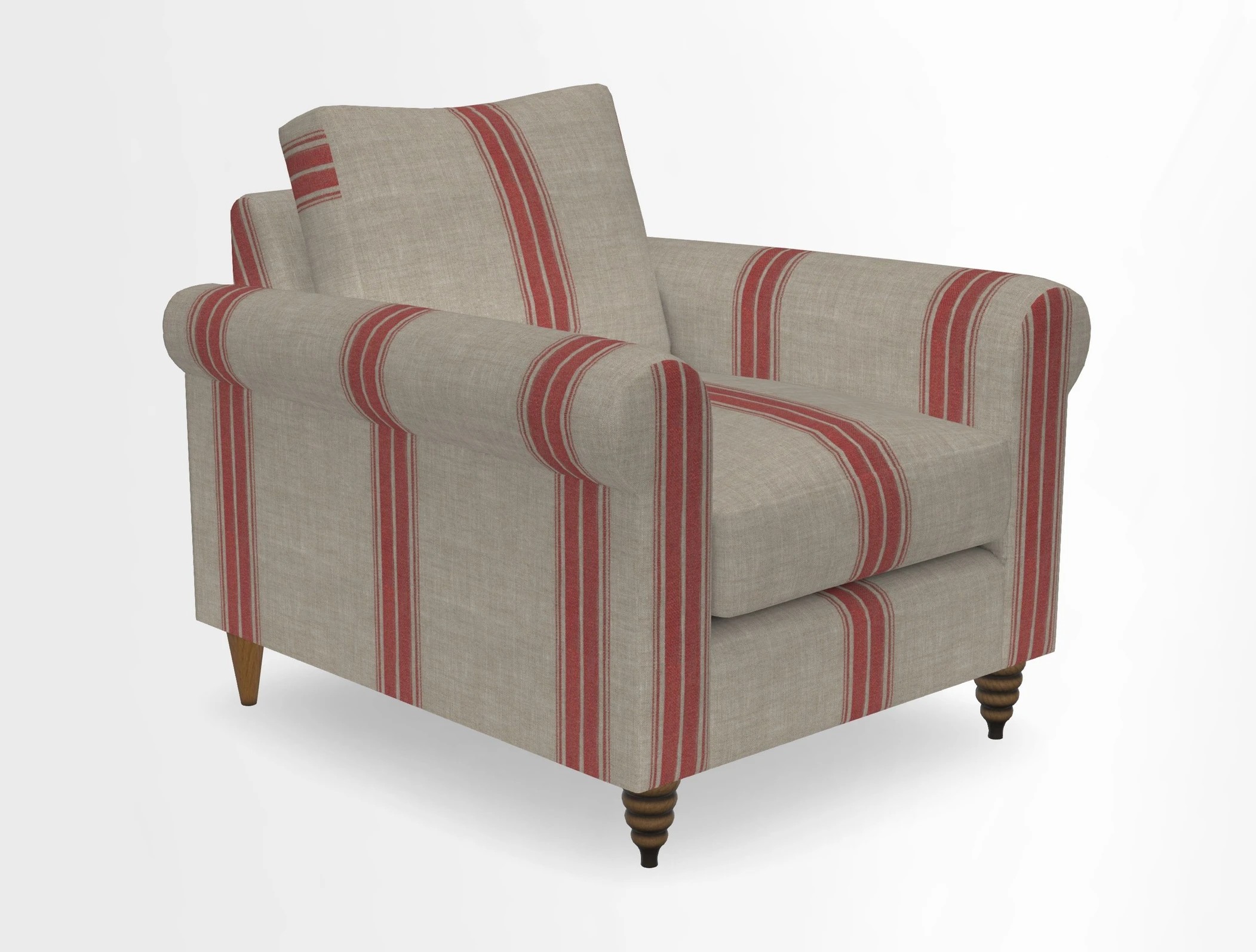Apuldram Chair in Two Tone Plain Biscuit