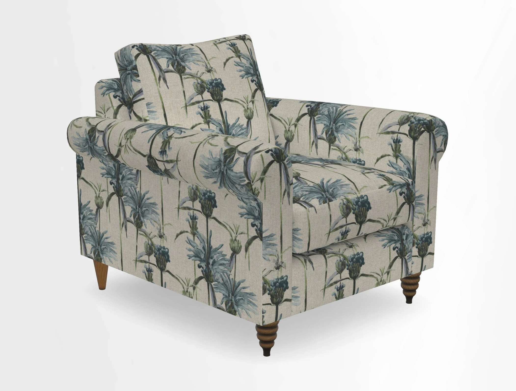 Apuldram Chair in Two Tone Plain Biscuit