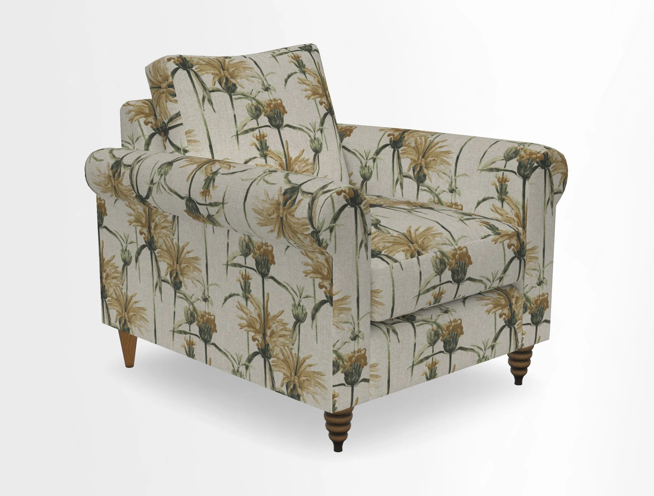 Apuldram Chair in Two Tone Plain Biscuit