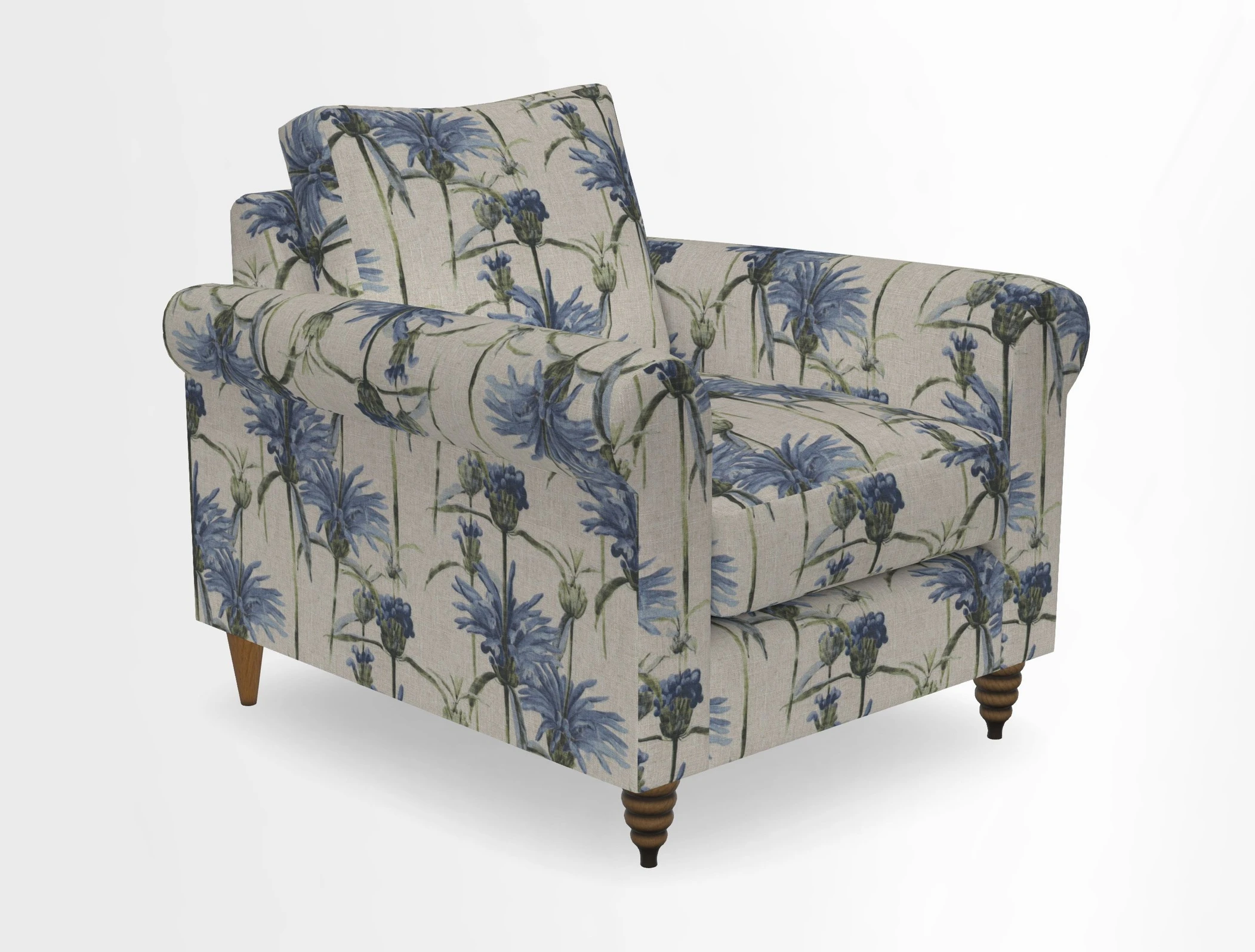 Apuldram Chair in Two Tone Plain Biscuit