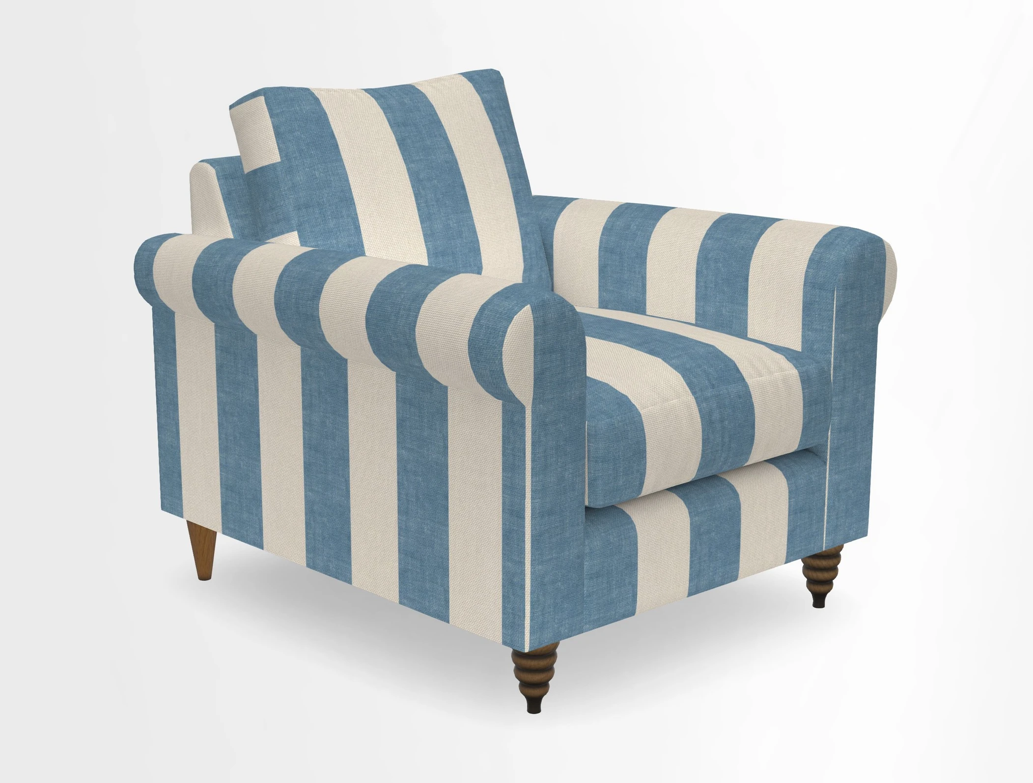 Apuldram Chair in Two Tone Plain Biscuit
