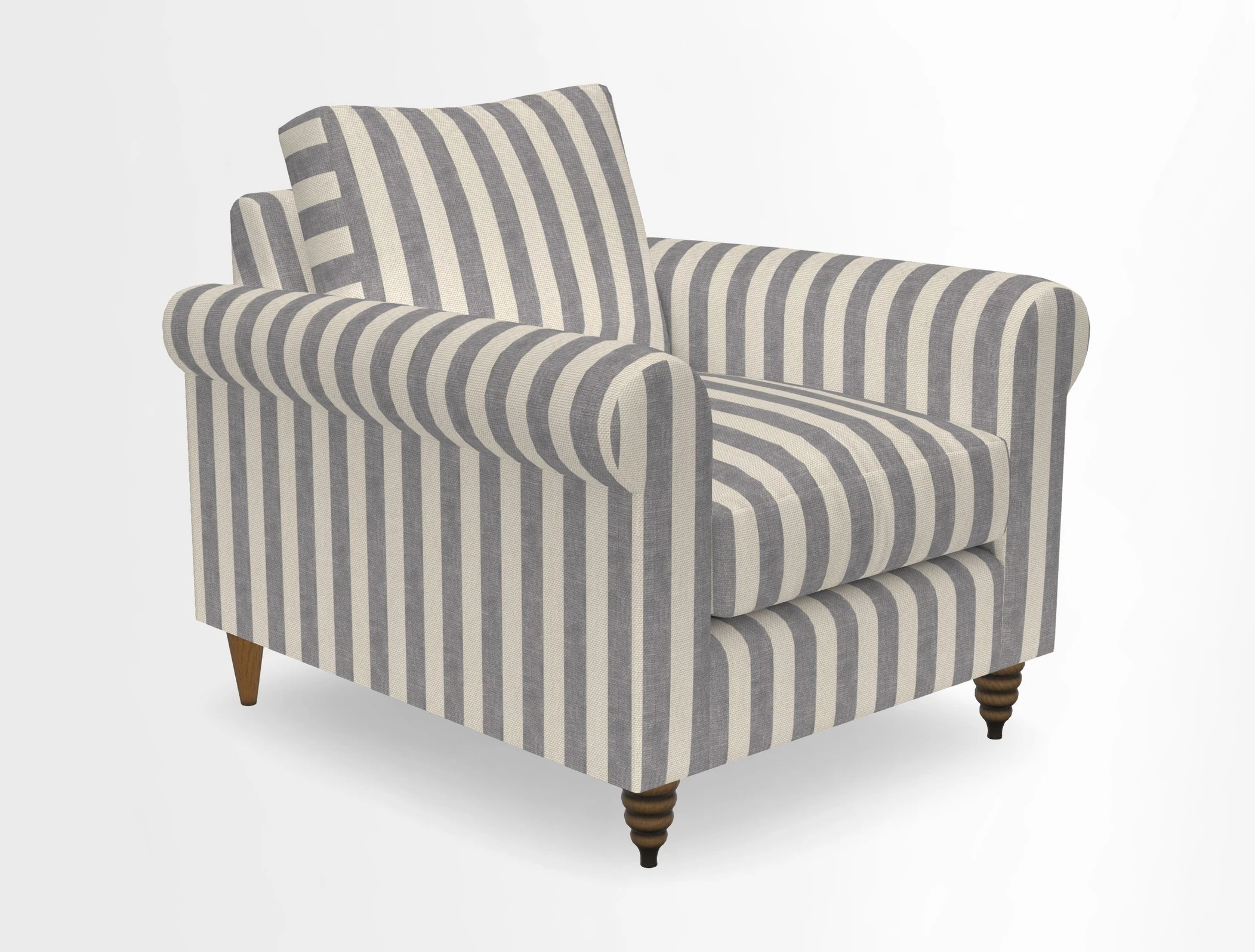 Apuldram Chair in Two Tone Plain Biscuit