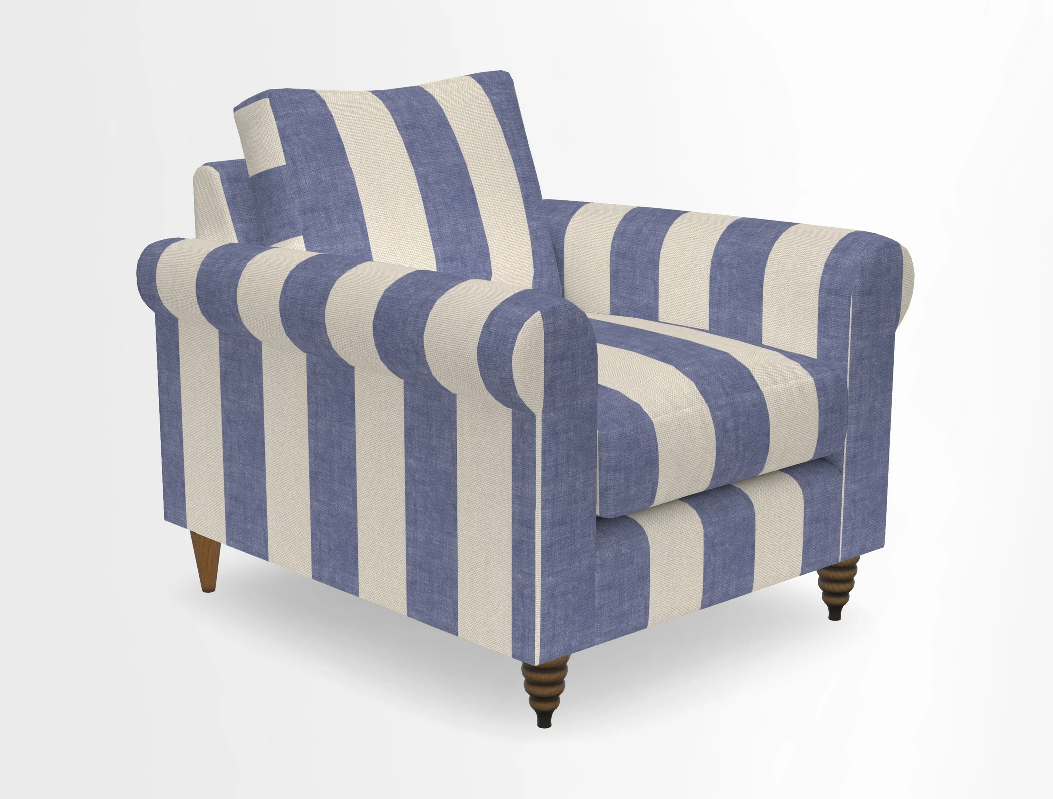 Apuldram Chair in Two Tone Plain Biscuit