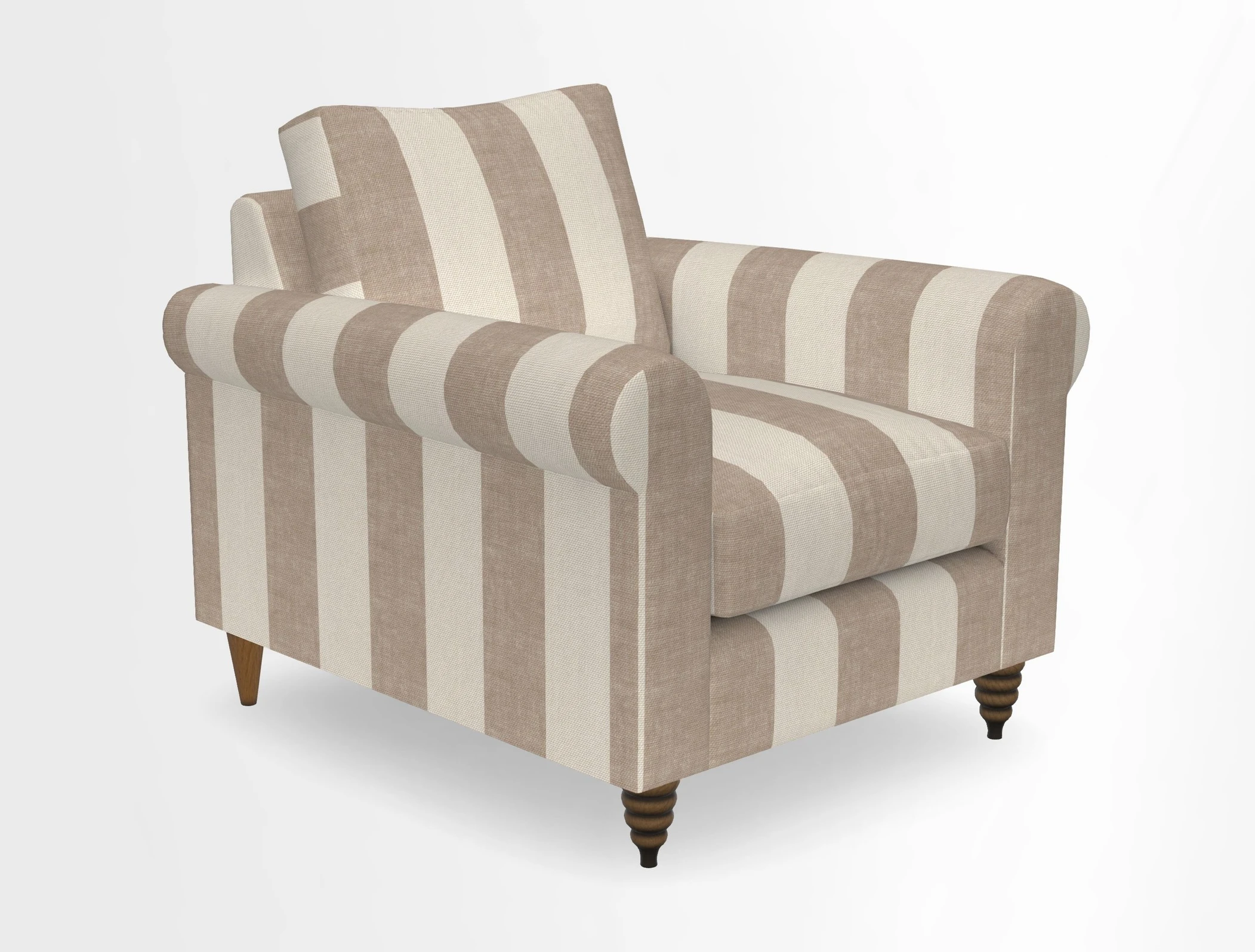 Apuldram Chair in Two Tone Plain Biscuit
