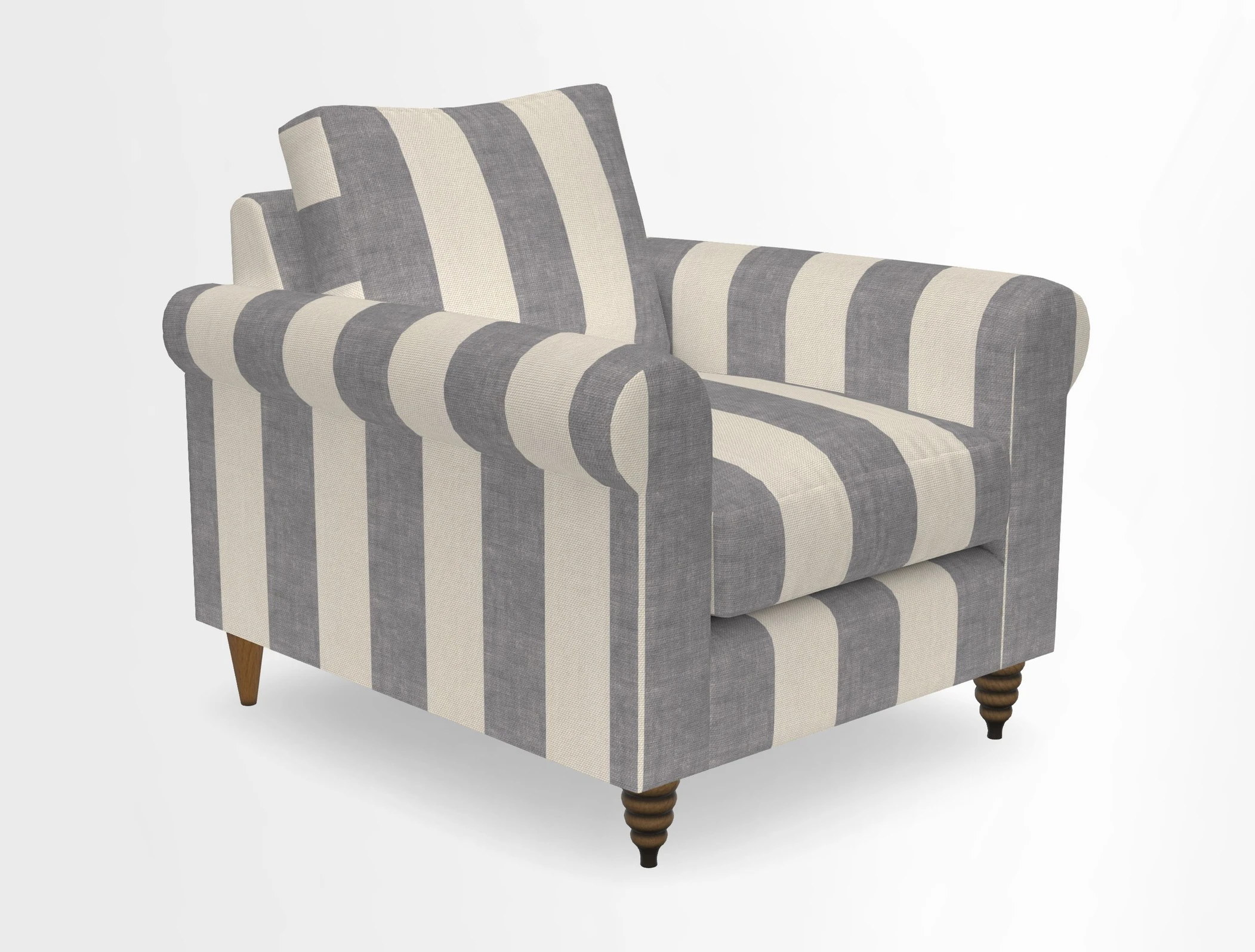 Apuldram Chair in Two Tone Plain Biscuit