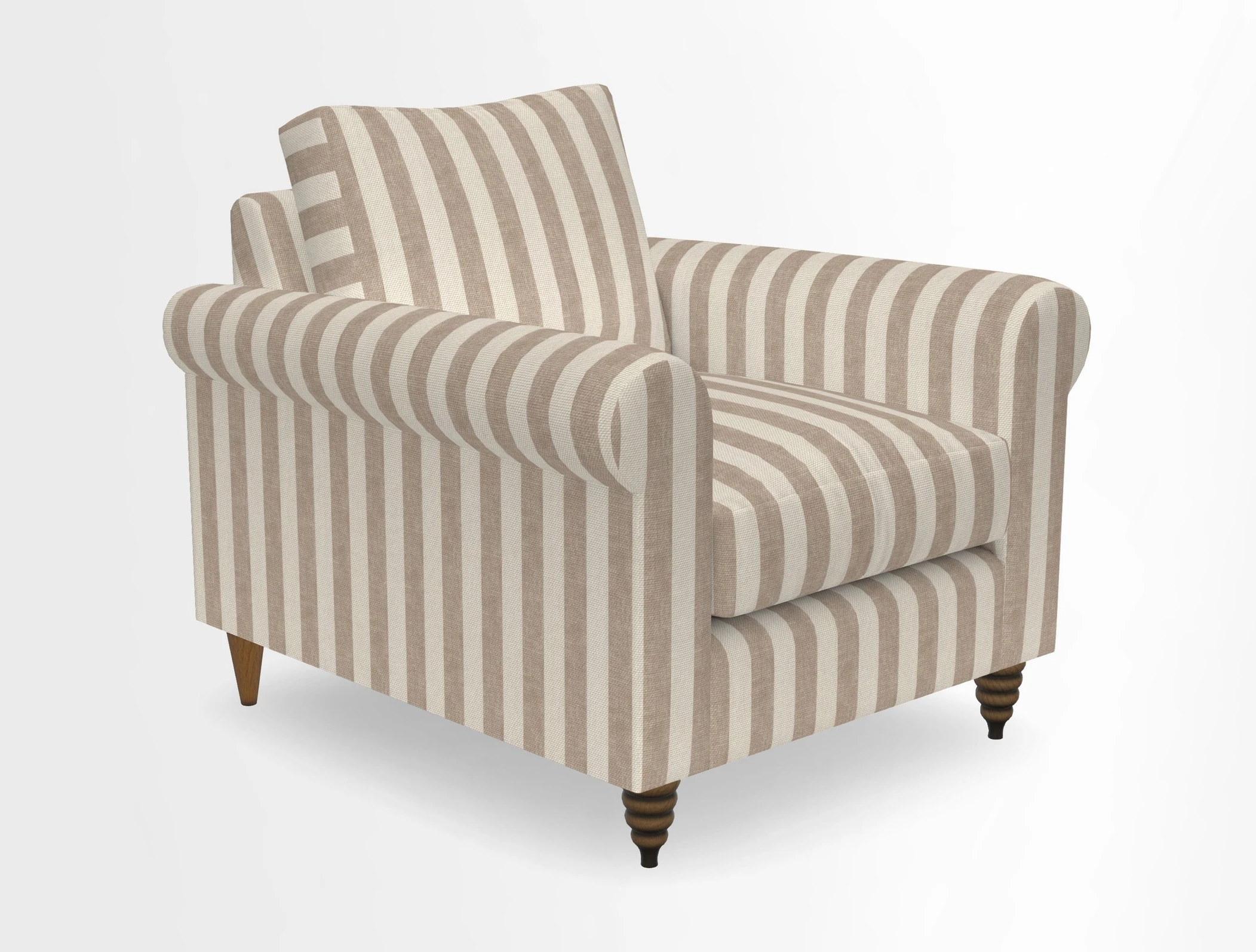 Apuldram Chair in Two Tone Plain Biscuit