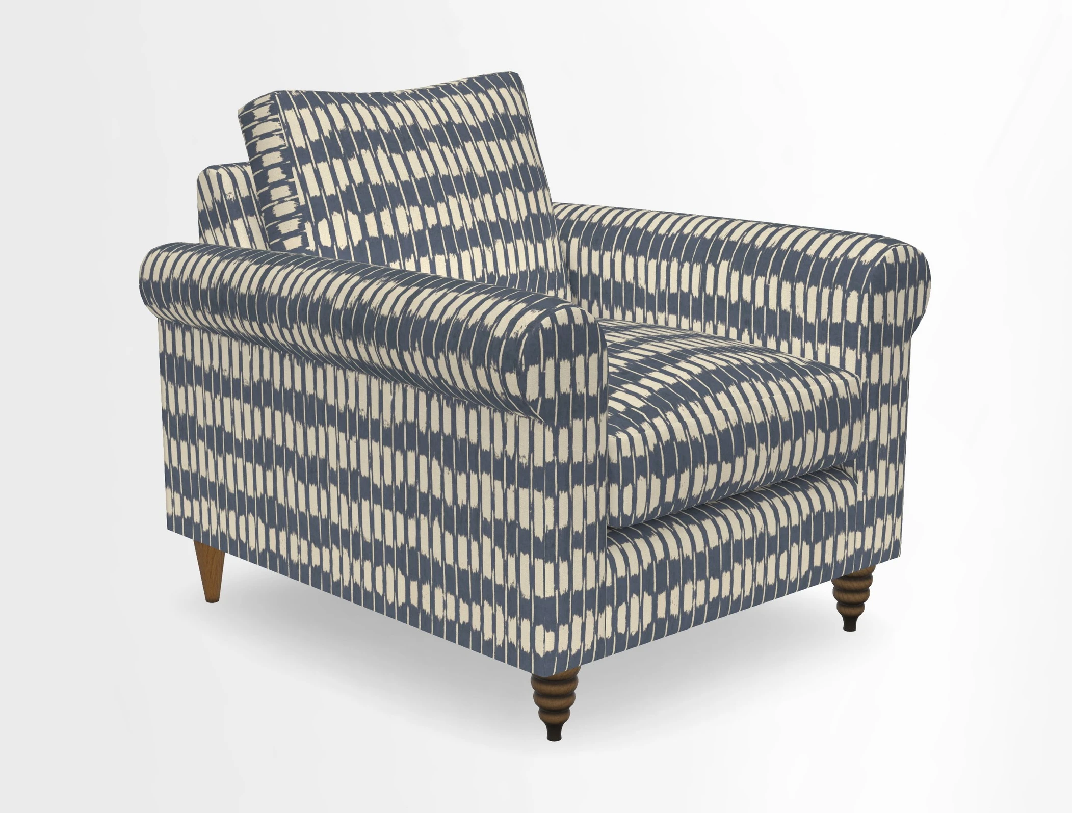 Apuldram Chair in Two Tone Plain Biscuit