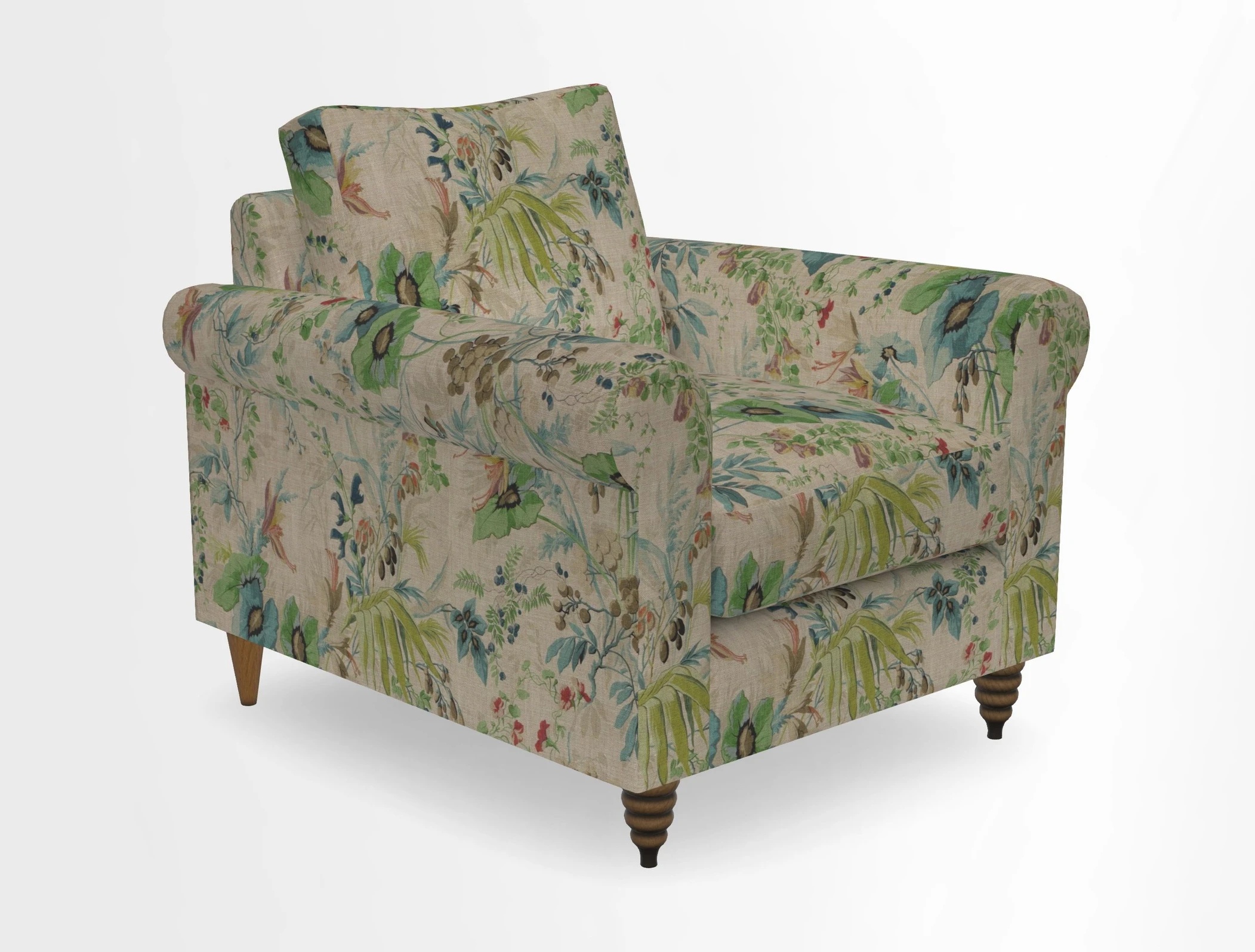 Apuldram Chair in Two Tone Plain Biscuit